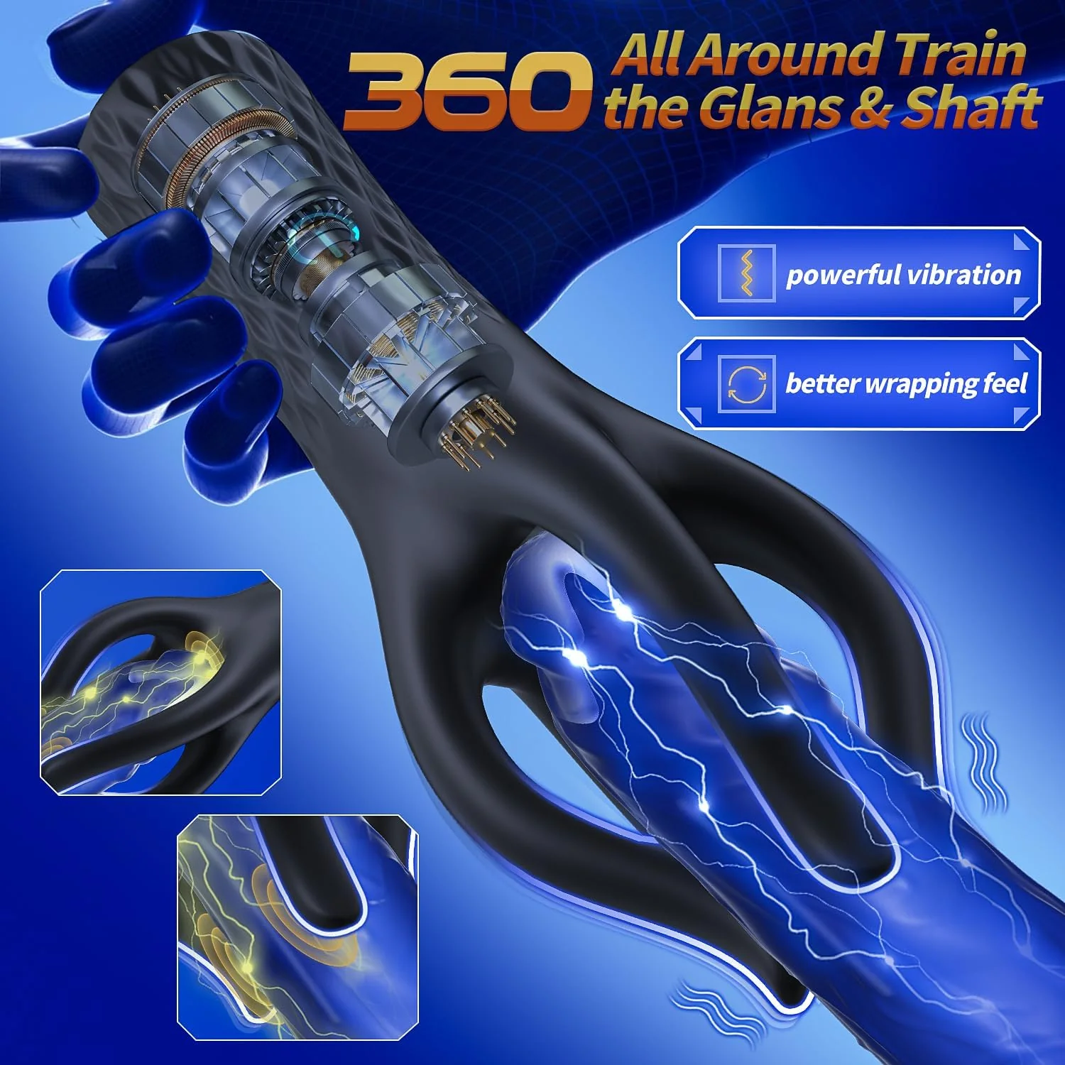 TentacleMax 10-Mode Male Masturbator - Image 3