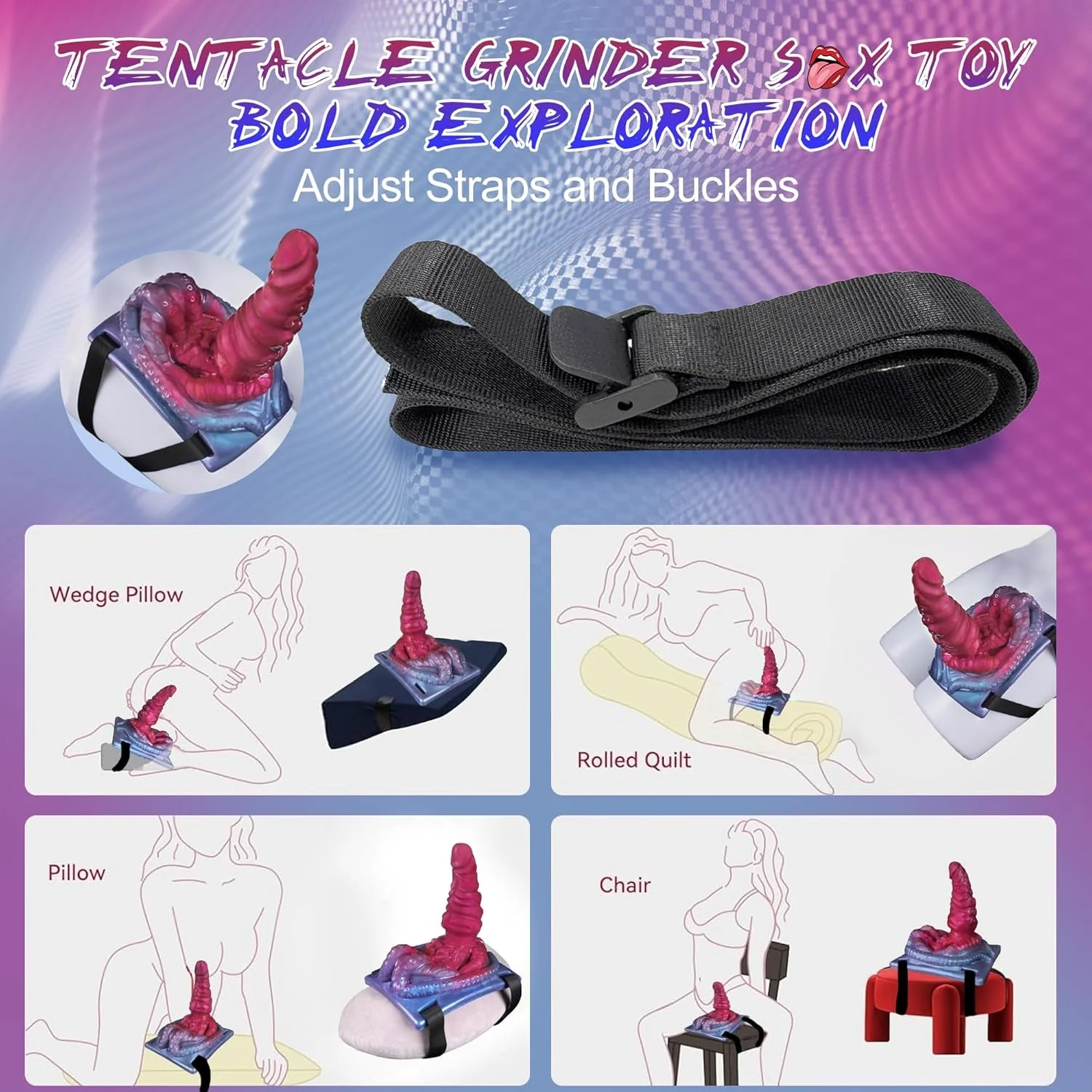 TentacleRide Riding Dildo Vibrator & Grinder - Image 6