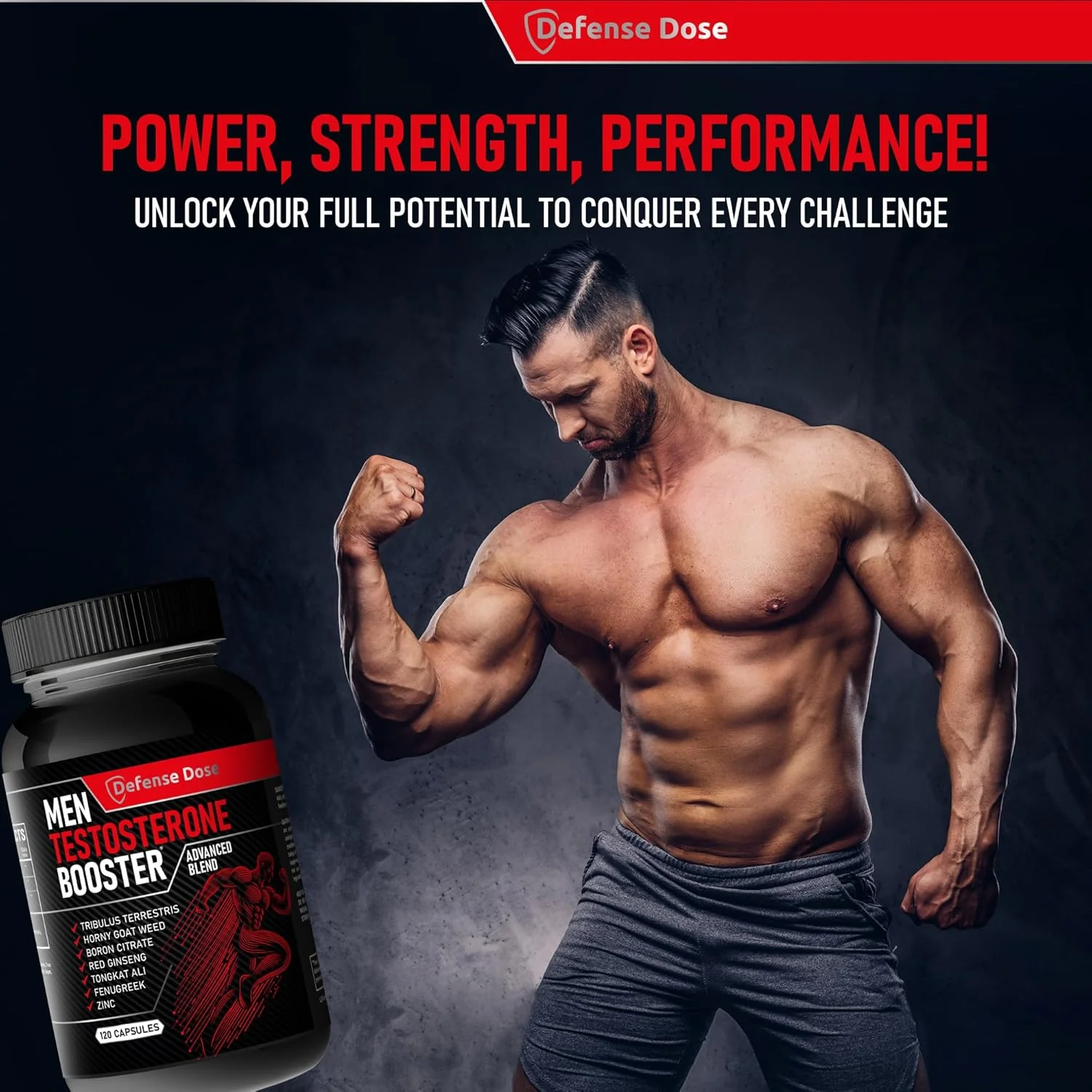 Testosterone Booster for Men – Libido, Muscle & Energy Support - Image 3