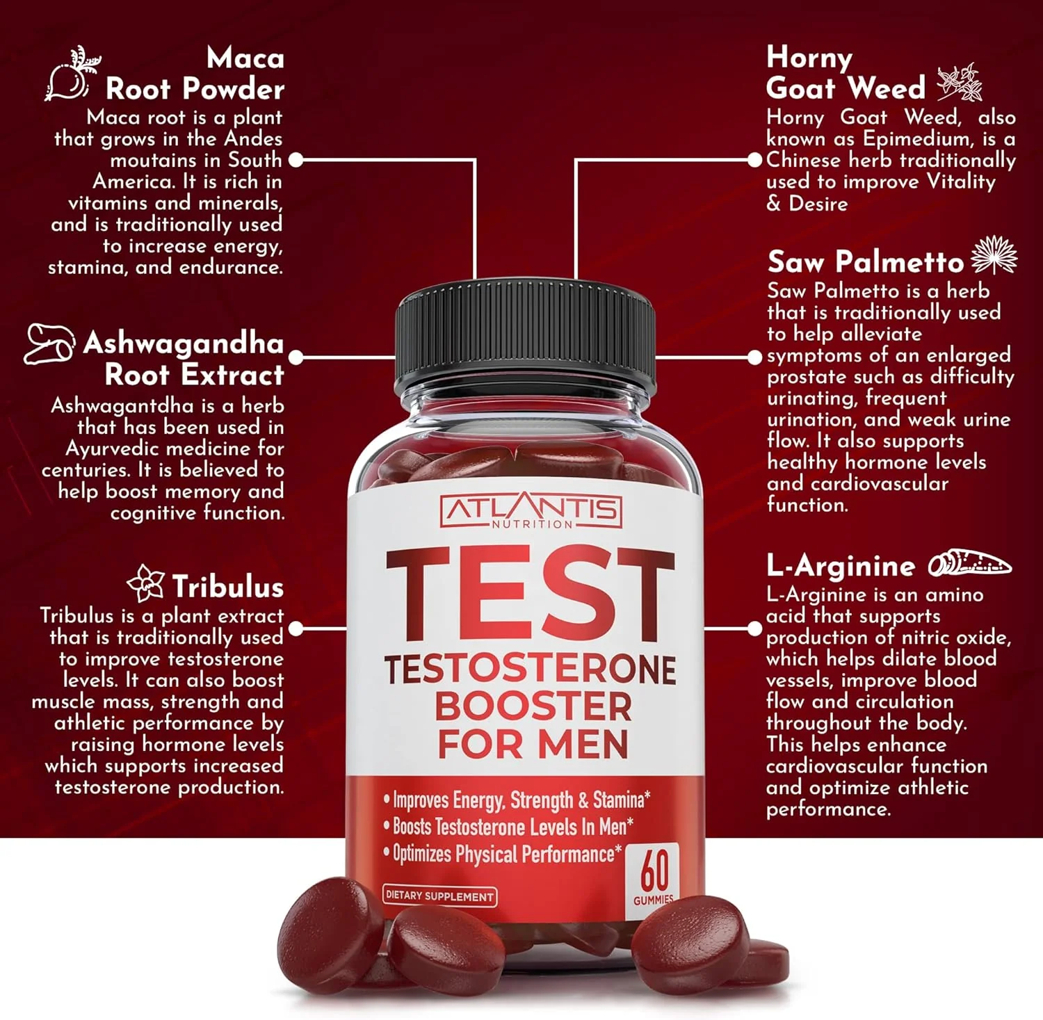 Testosterone Gummies for Men – Energy & Libido Booster - Image 4