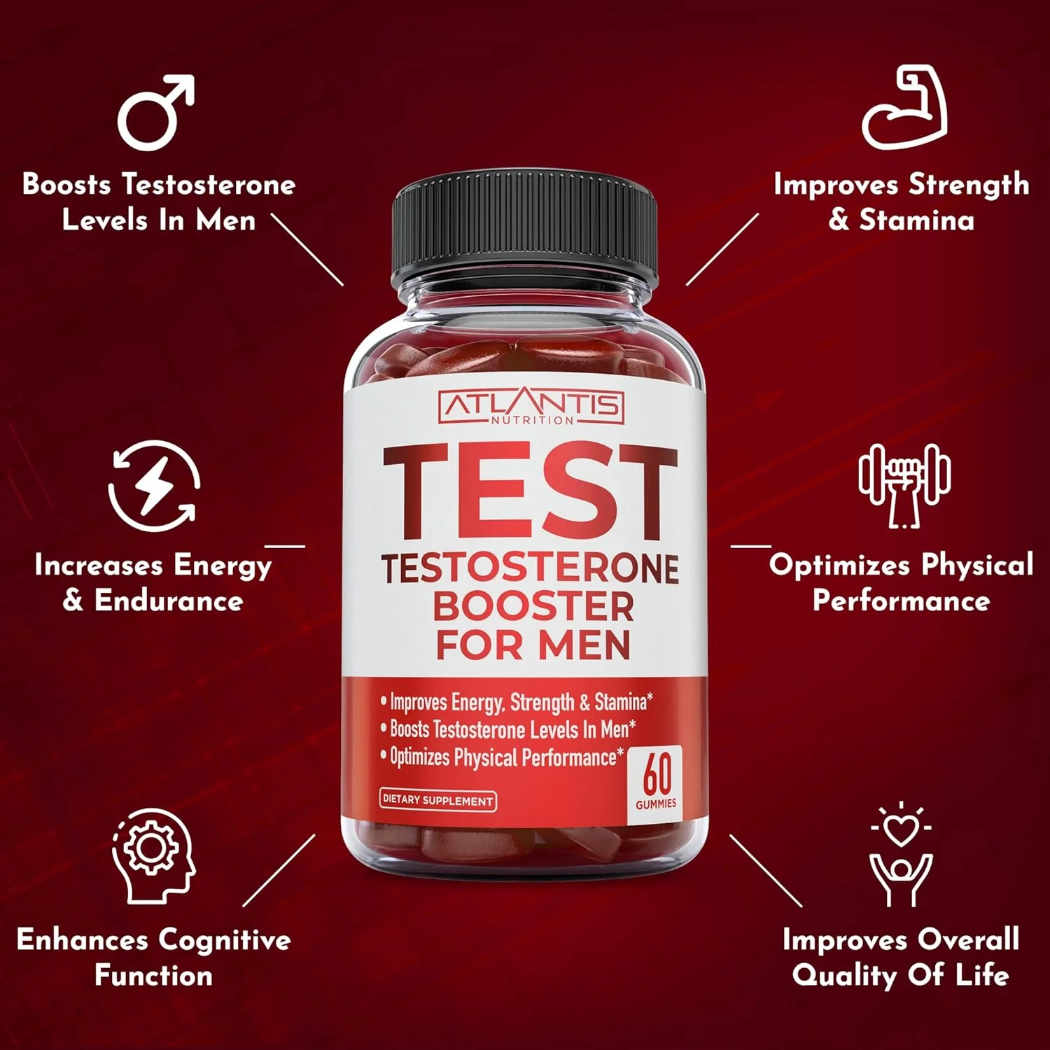 Testosterone Gummies for Men – Energy & Libido Booster - Image 6