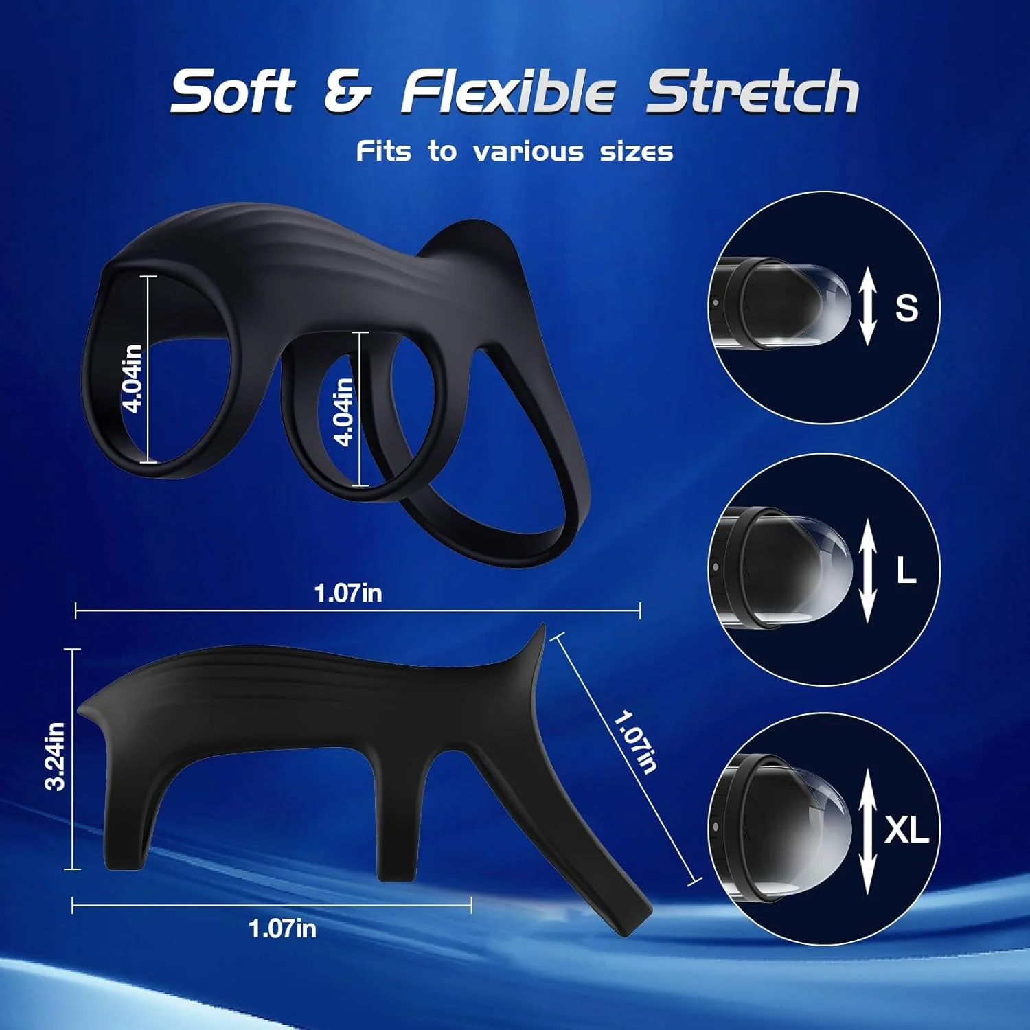 ThickCurve Vibrating Cock Ring & Penis Extender Sleeve - Image 5