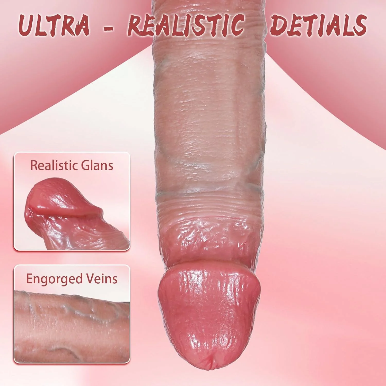 ThickFit Realistic Silicone Penis Sleeve Extender - Image 3
