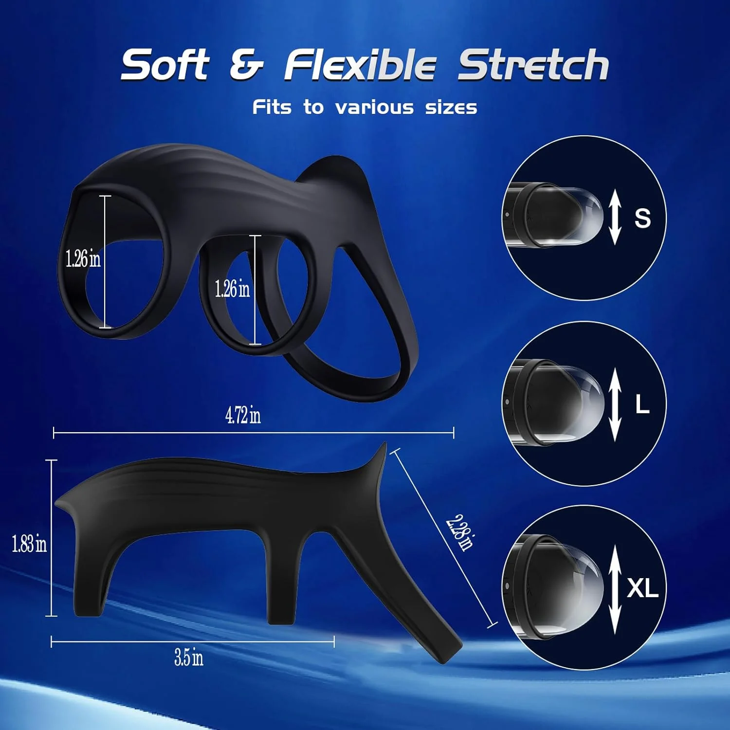 ThickSync Vibrating Penis Sleeve with G-Spot Stimulator - Image 8