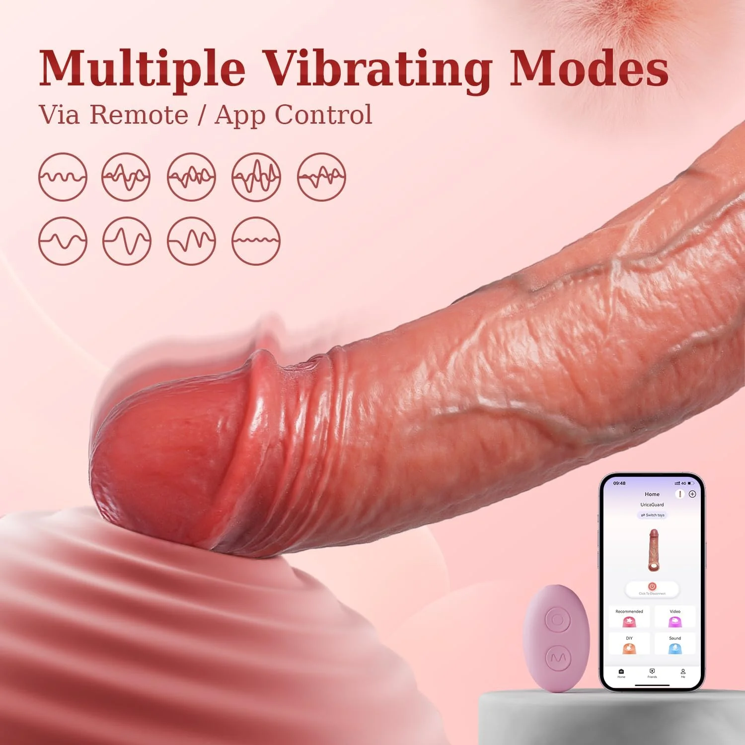ThickThrill Vibrating Penis Sleeve Extender - Image 3