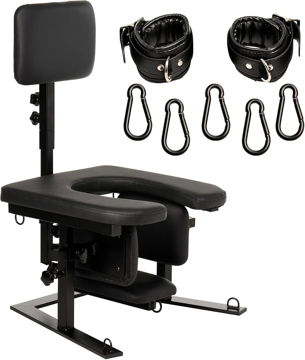 ThroneX BDSM Bondage Chair with Cuffs & 5 Tie Points - Image 3