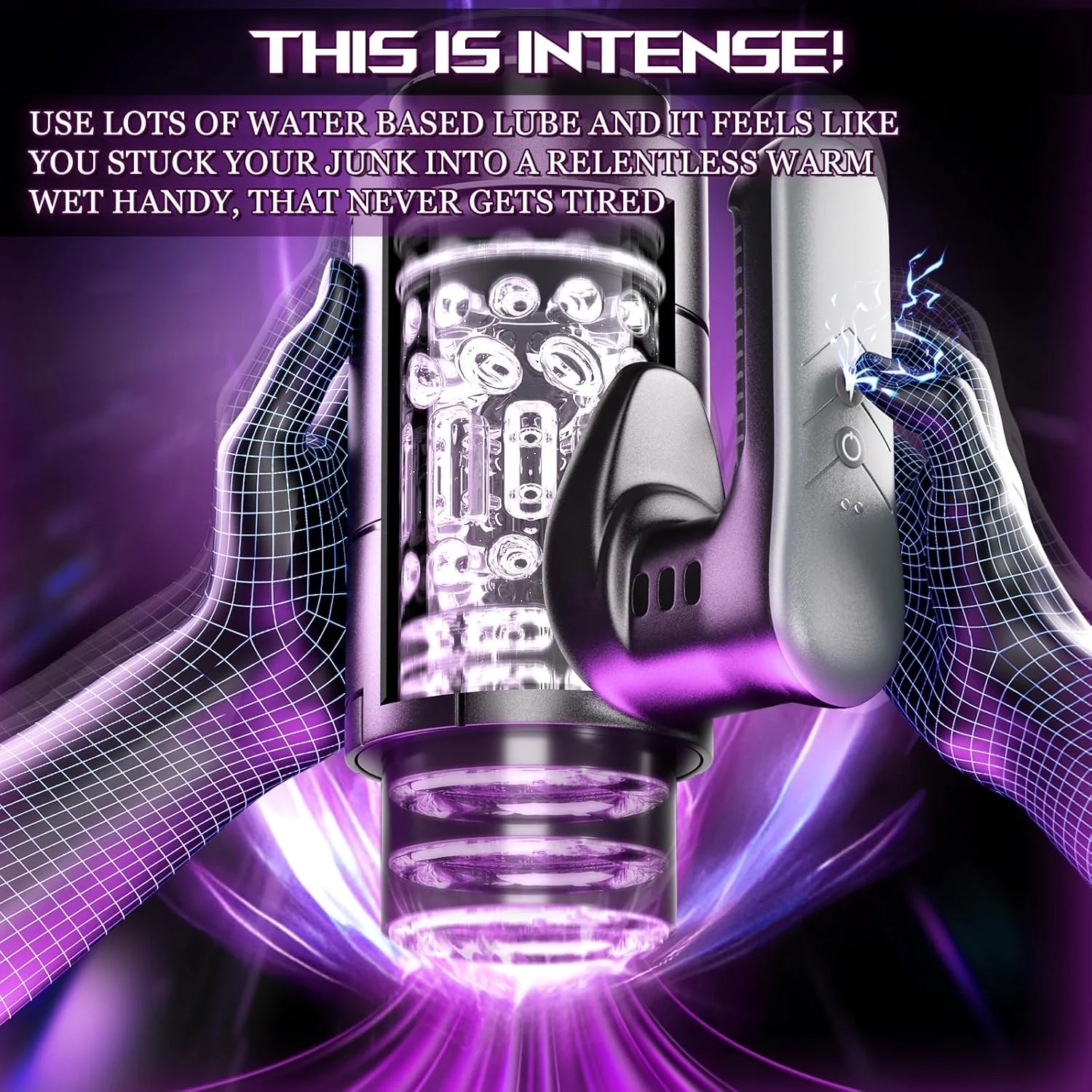 ThrustGrip Handheld Telescopic PE Trainer Masturbator - Image 6