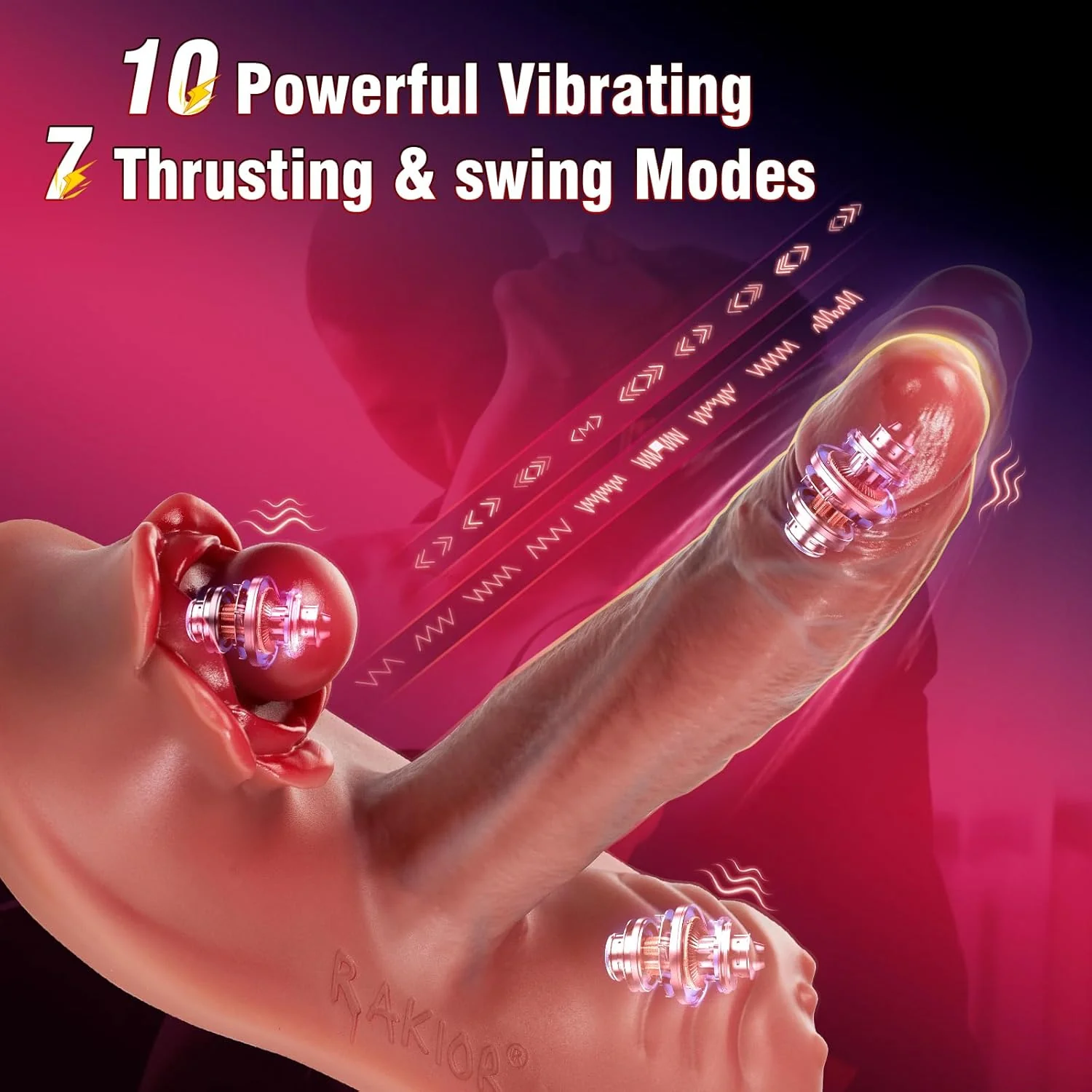 ThrustHeat Ride-On Vibrator with Remote Control - Image 5