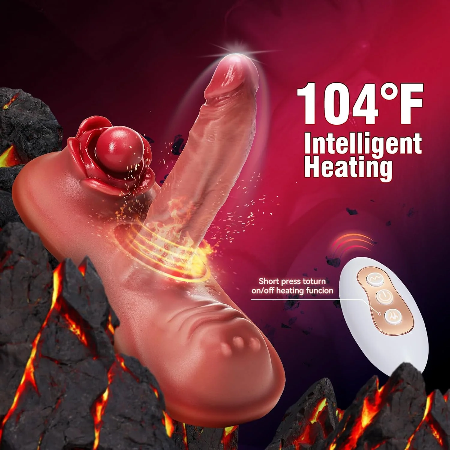 ThrustHeat Ride-On Vibrator with Remote Control - Image 6