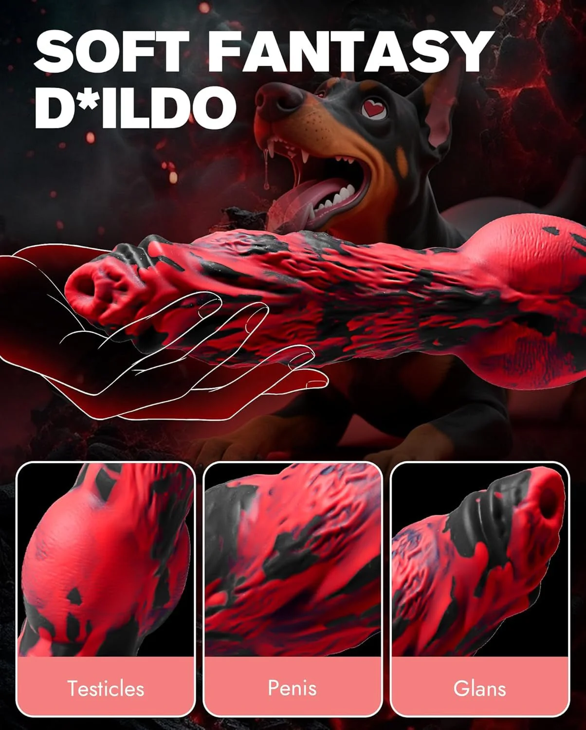 BeastPulse Fantasy Monster Thrusting Dildo Vibrator - Image 5