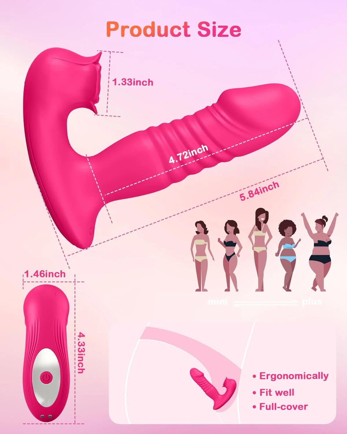 RoseThrustV 3-in-1 Wearable Thrusting Clit Sucker - Image 5