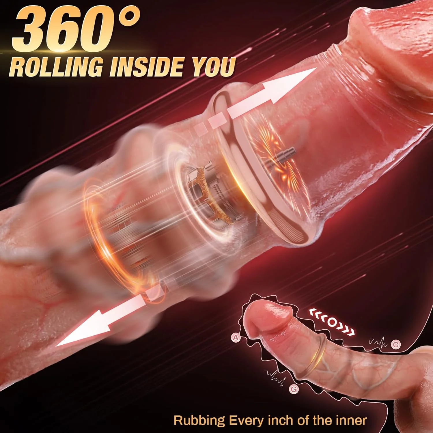 GlideHeat Thrusting Heated Suction Cup Dildo - Image 2