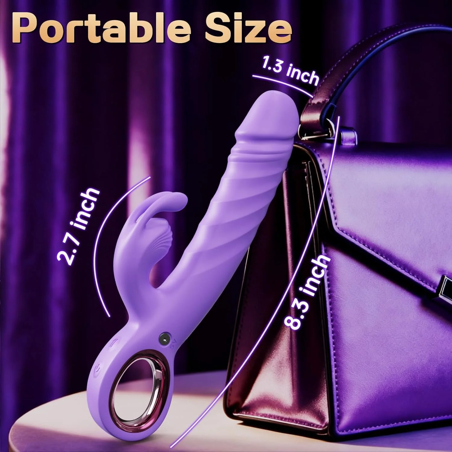 VixenPulse 3-in-1 Thrusting Rabbit Vibrator - Image 8