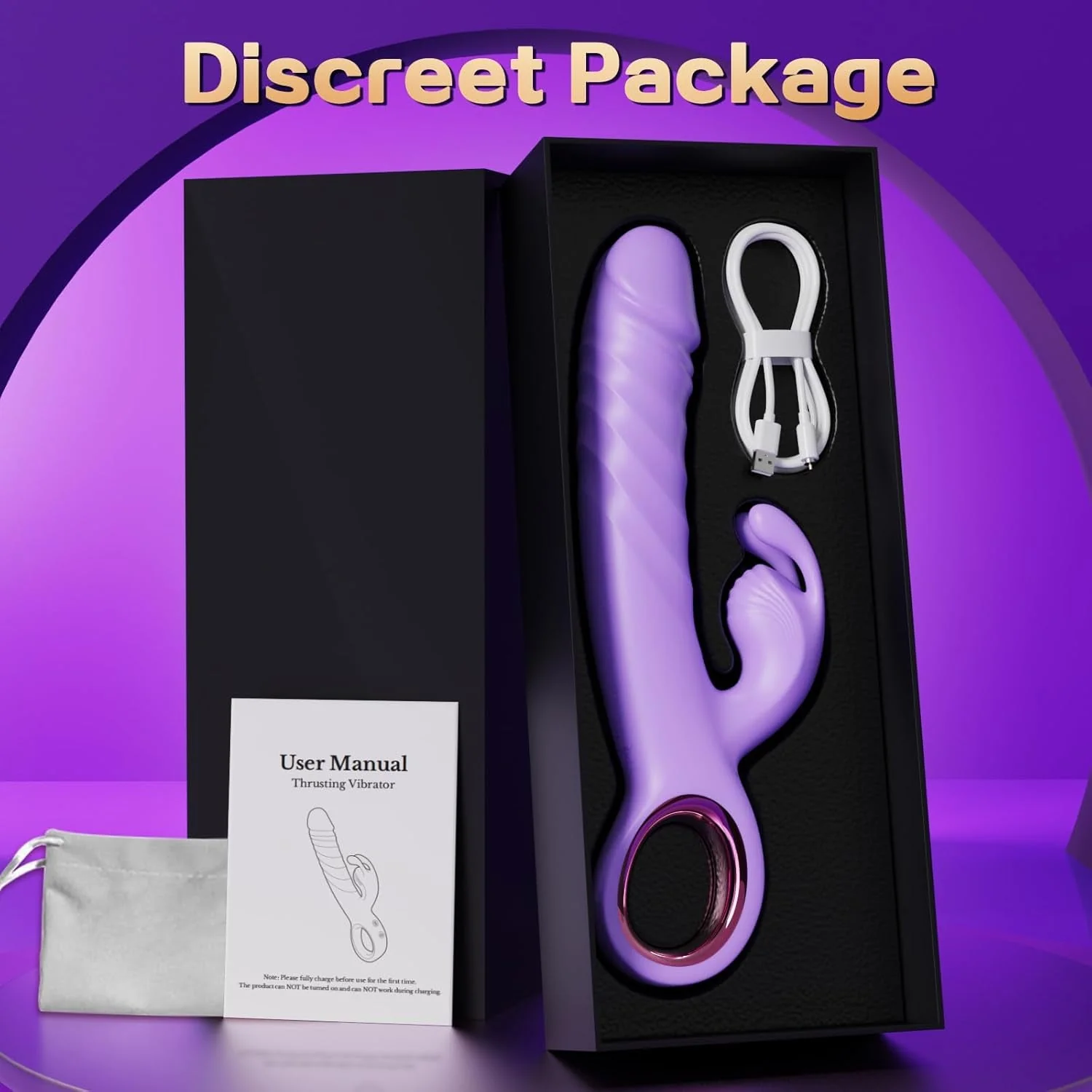 VixenPulse 3-in-1 Thrusting Rabbit Vibrator - Image 9