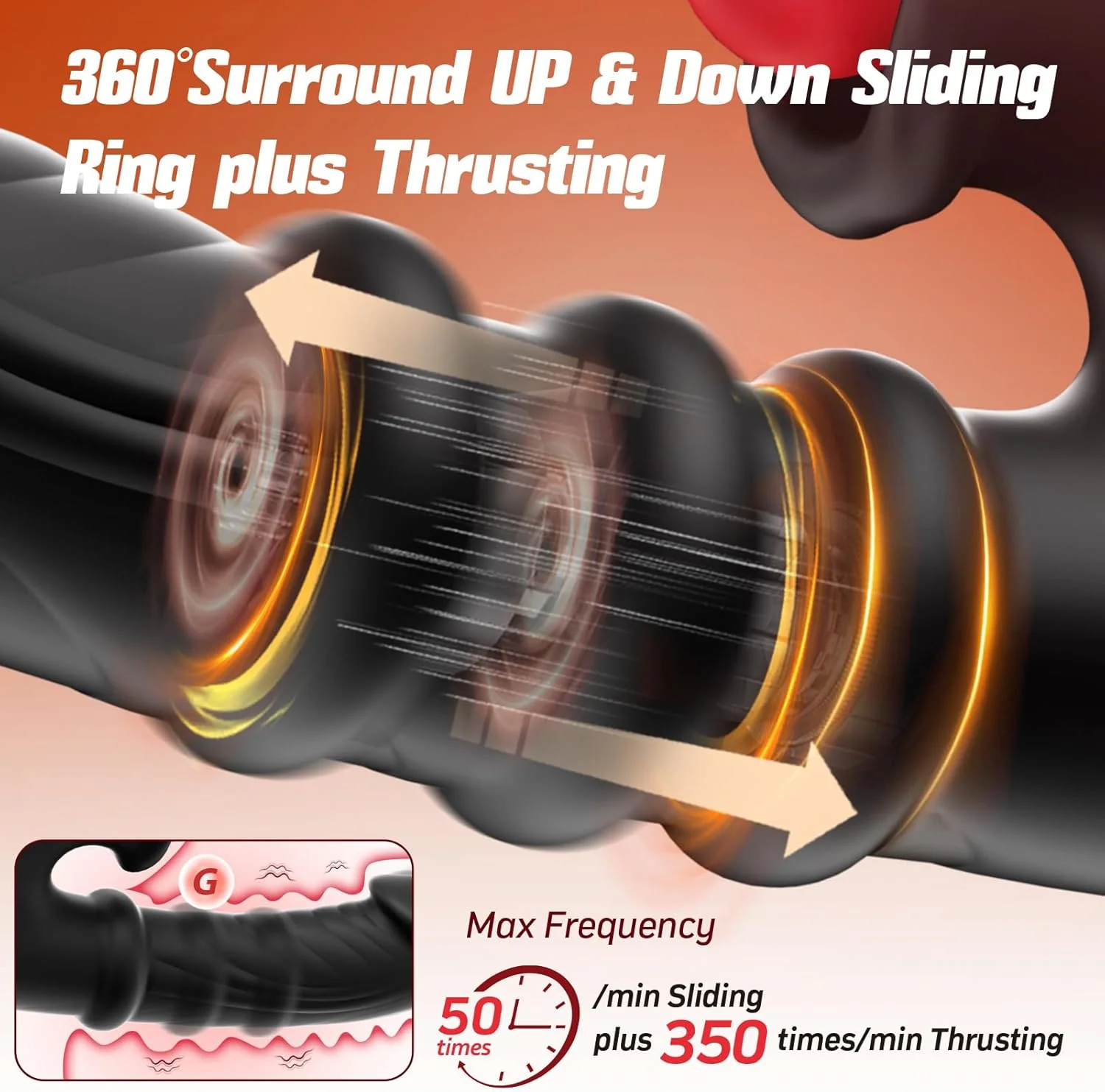 ThrustLick 4-in-1 G-Spot Licking Vibrator - Image 3
