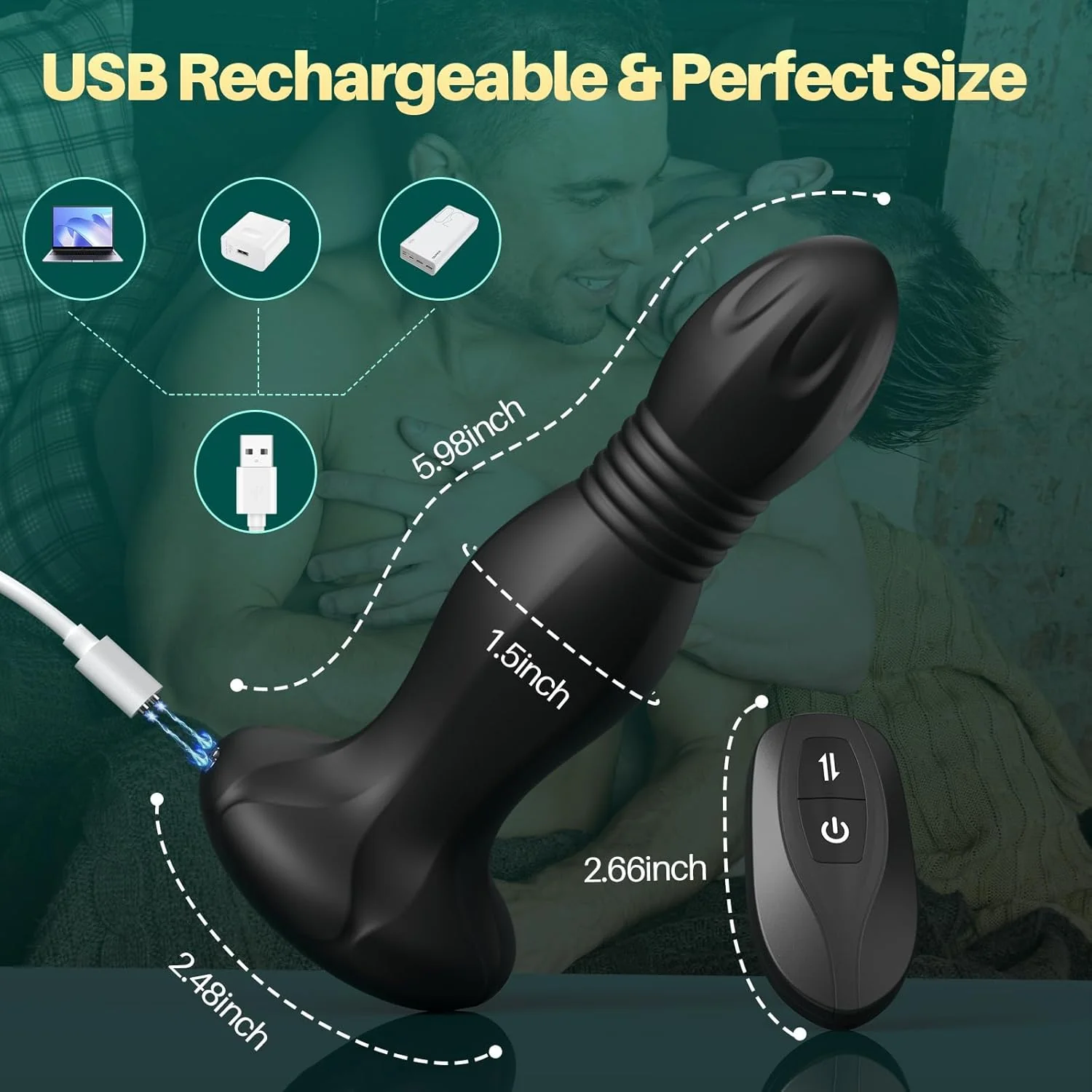 ThrustPlunge App-Controlled Prostate Massager - Image 6