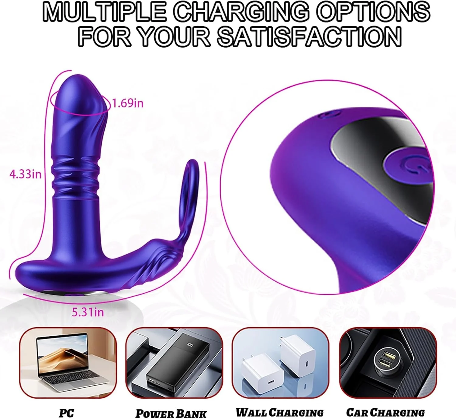 ThrustRing Thrusting Prostate Massager Cock Ring - Image 3