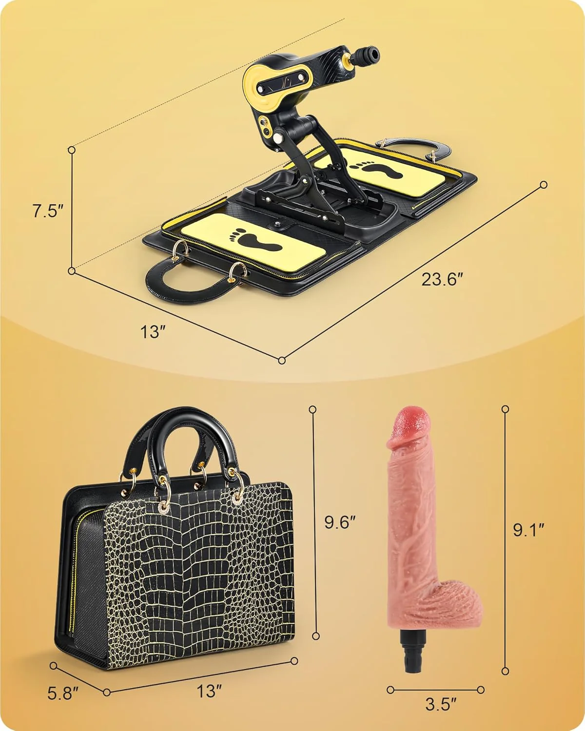 ThrustTote Discreet Travel Sex Machine - Image 8
