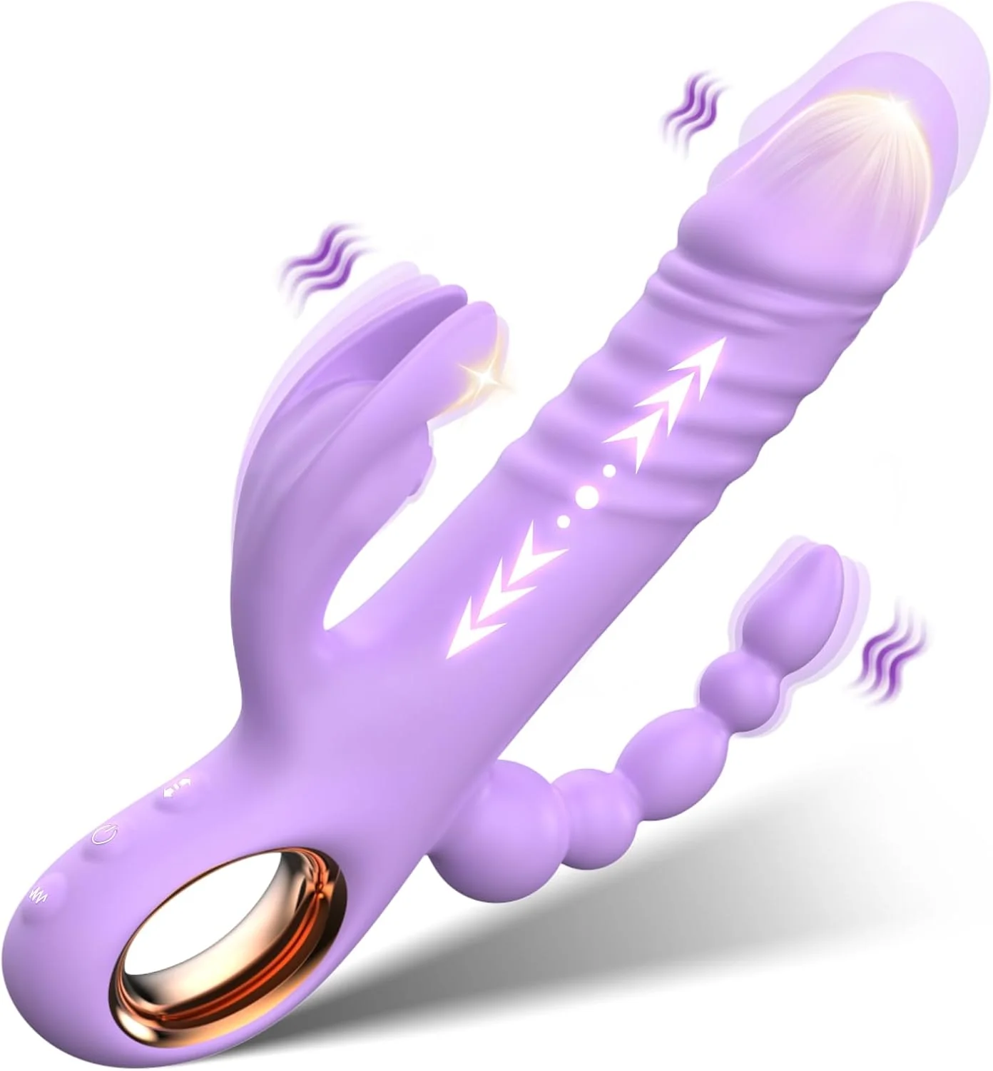 ThrustTriX 3-in-1 Pleasure Bunny Vibrator - Image 2