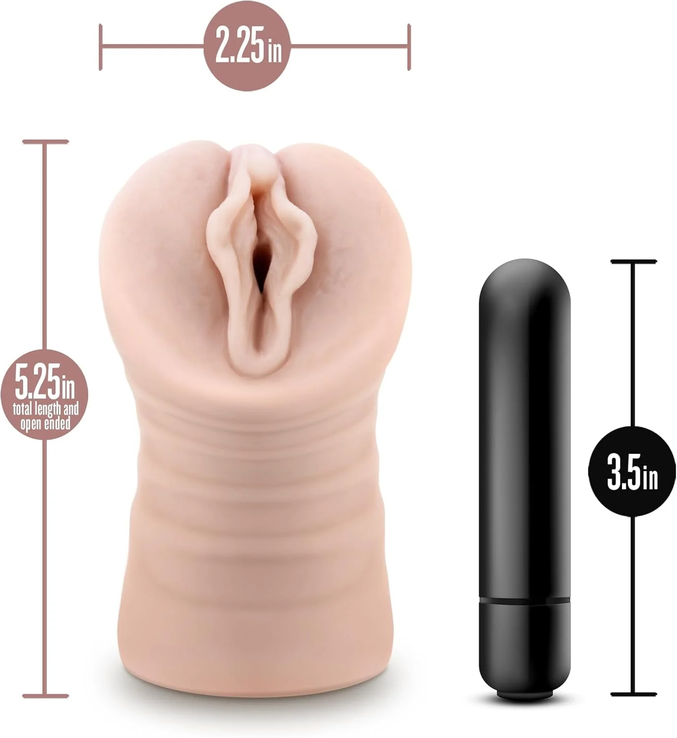 TightRush Vibrating Pocket Pussy Stroker - Image 3