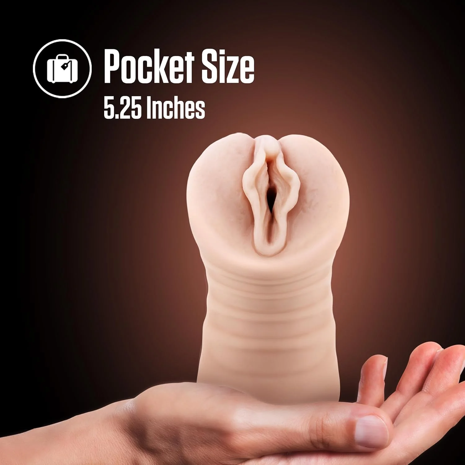 TightRush Vibrating Pocket Pussy Stroker - Image 6