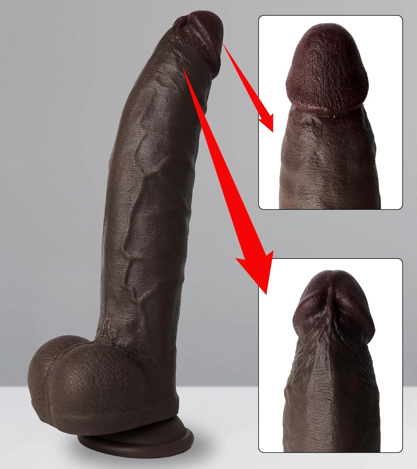 TitanBlack Curve Master Dildo 12" - Image 4