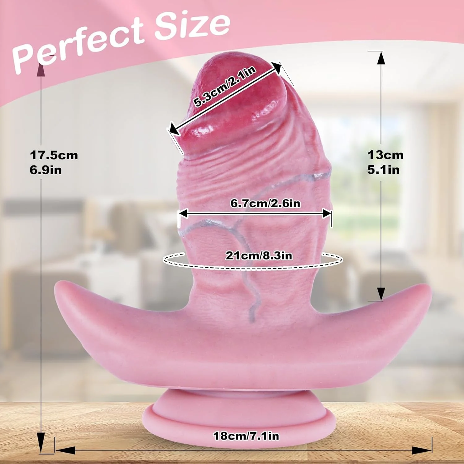 TitanGrip Extra Thick Suction Base Butt Plug - Image 4