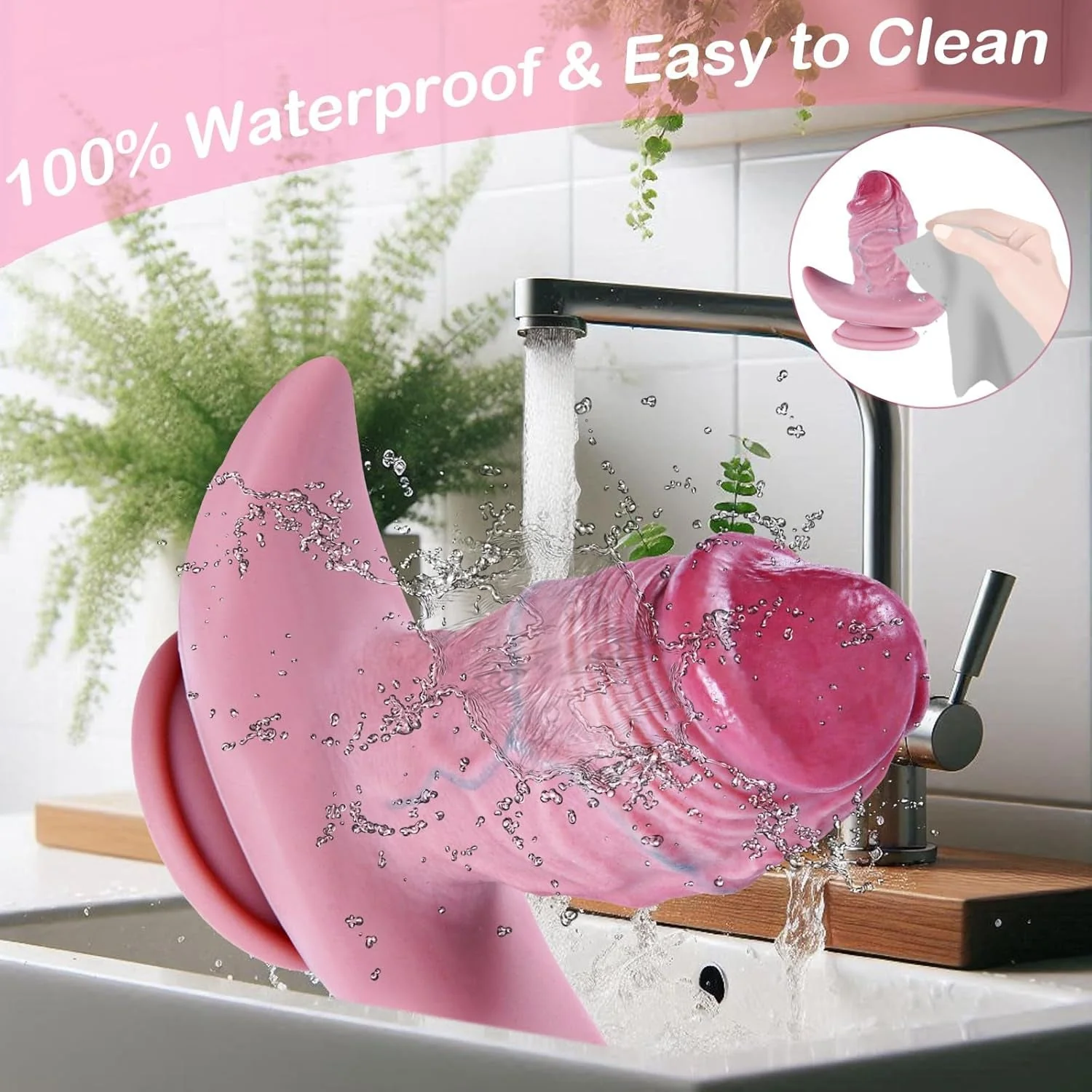 TitanGrip Extra Thick Suction Base Butt Plug - Image 7