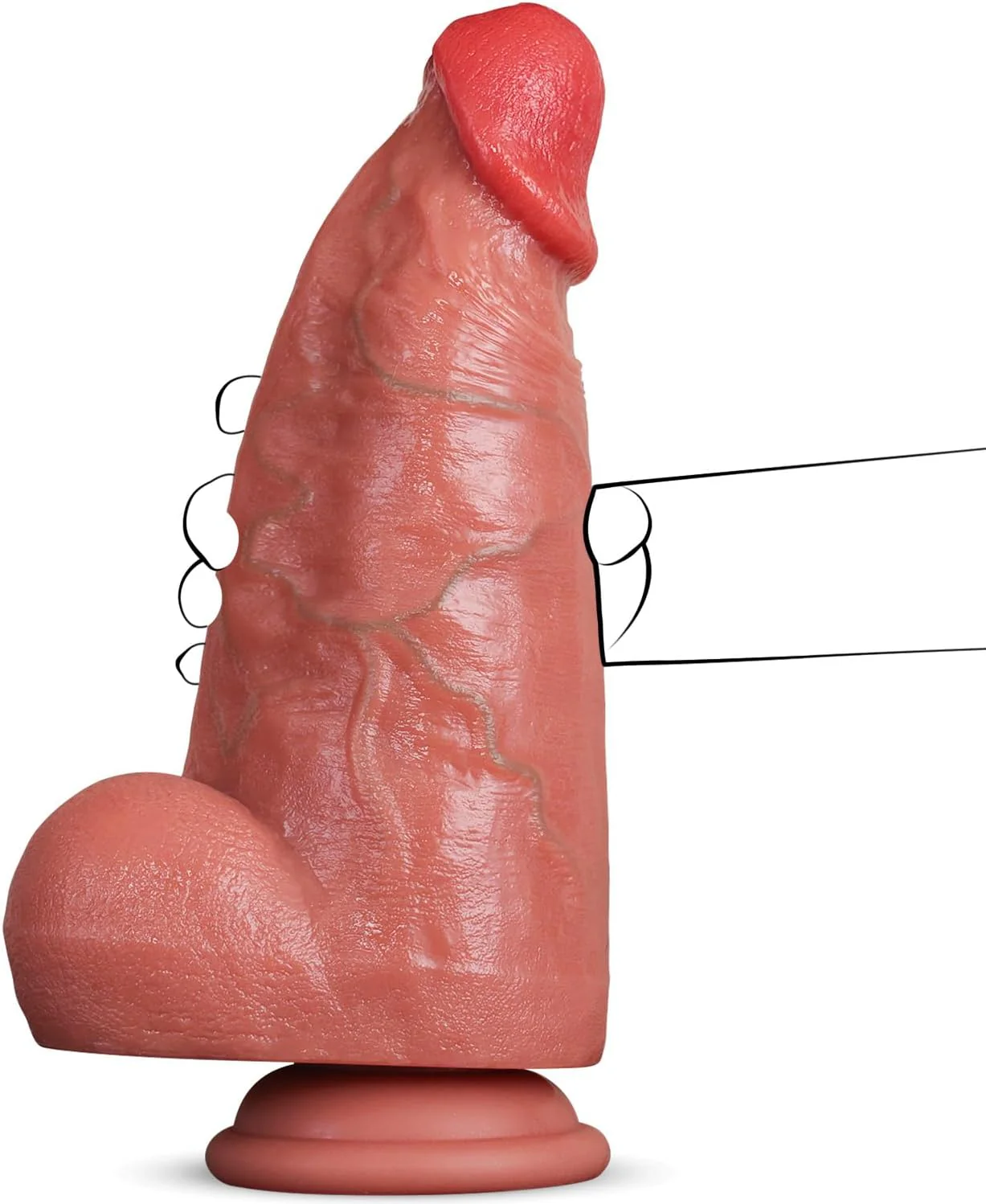 TitanThrust Tapered Thick Dildo - Image 2