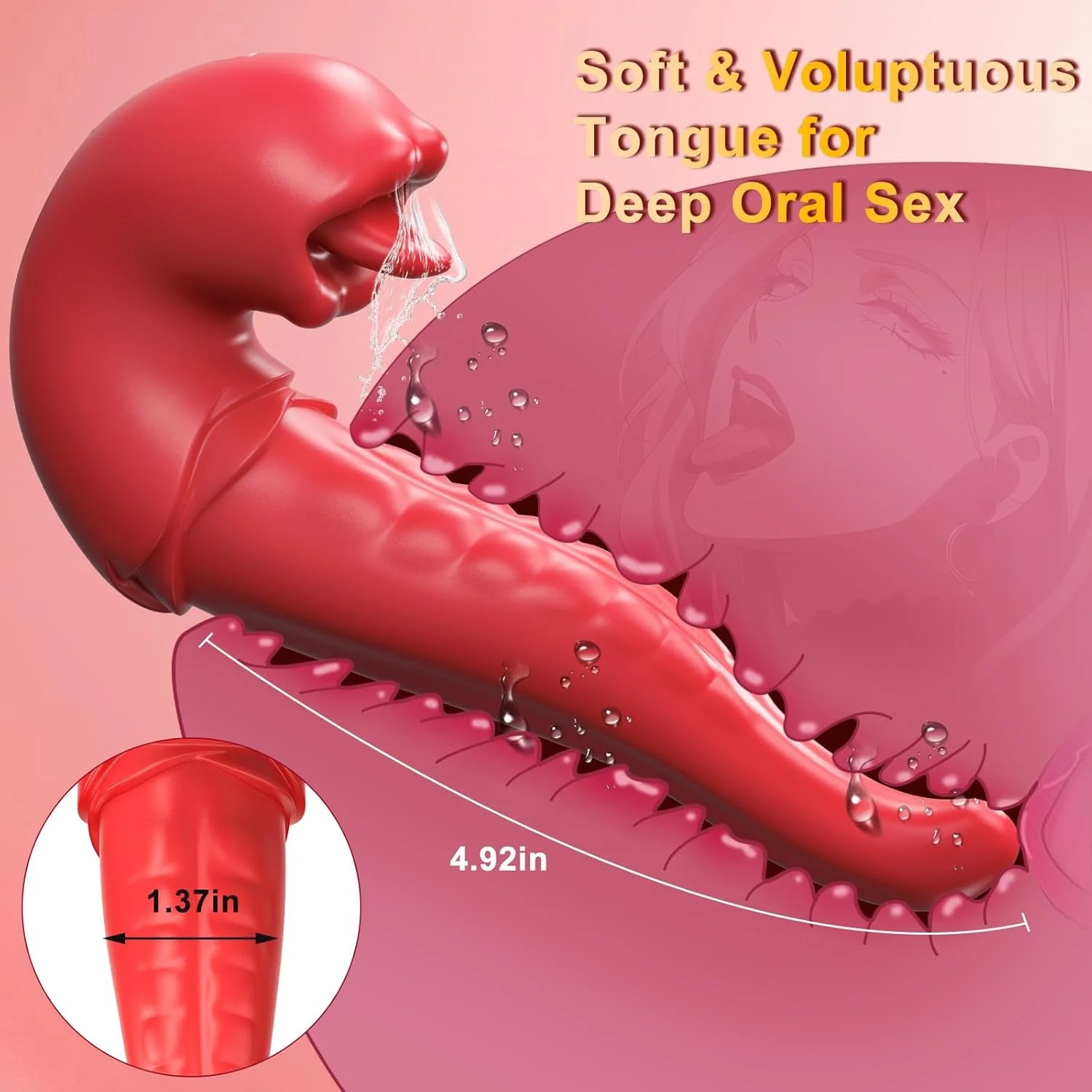 TongueMuse App Control Tongue Flapping Vibrator - Image 3