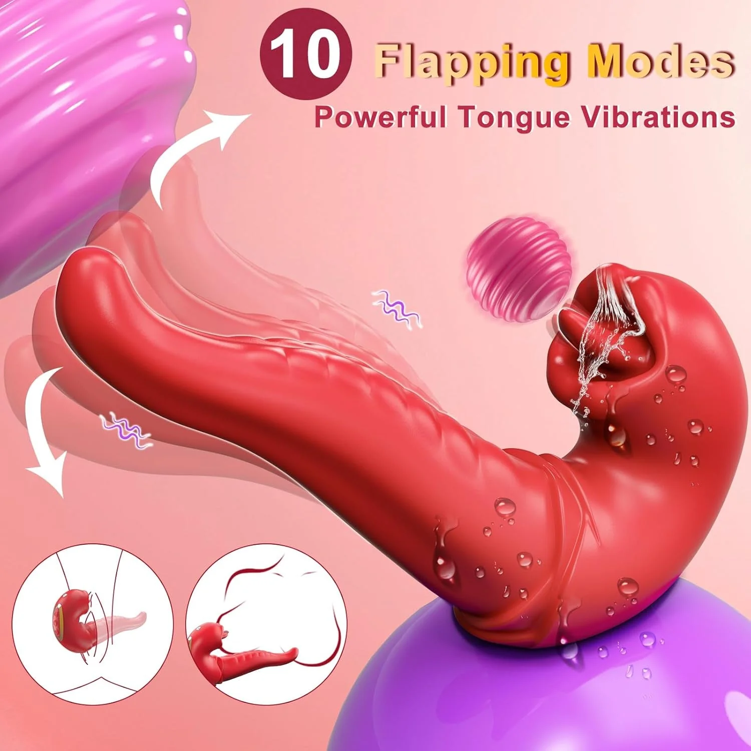 TongueMuse App Control Tongue Flapping Vibrator - Image 5