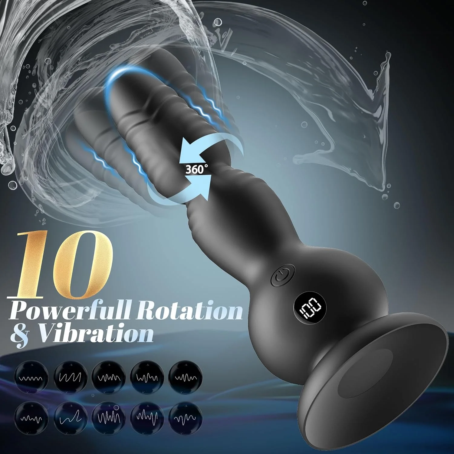 TorqueBeads 6-in-1 Rotating Prostate Massager - Image 3