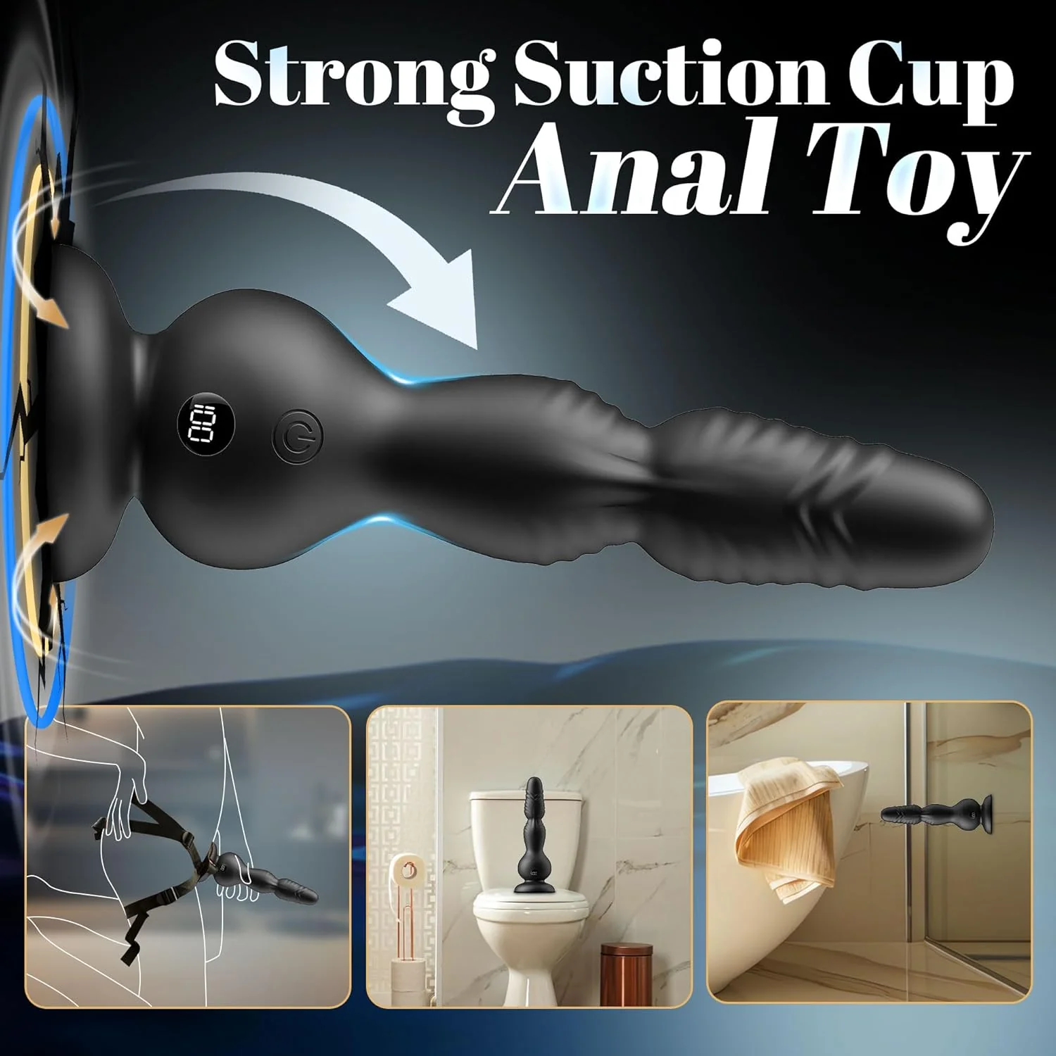 TorqueBeads 6-in-1 Rotating Prostate Massager - Image 4