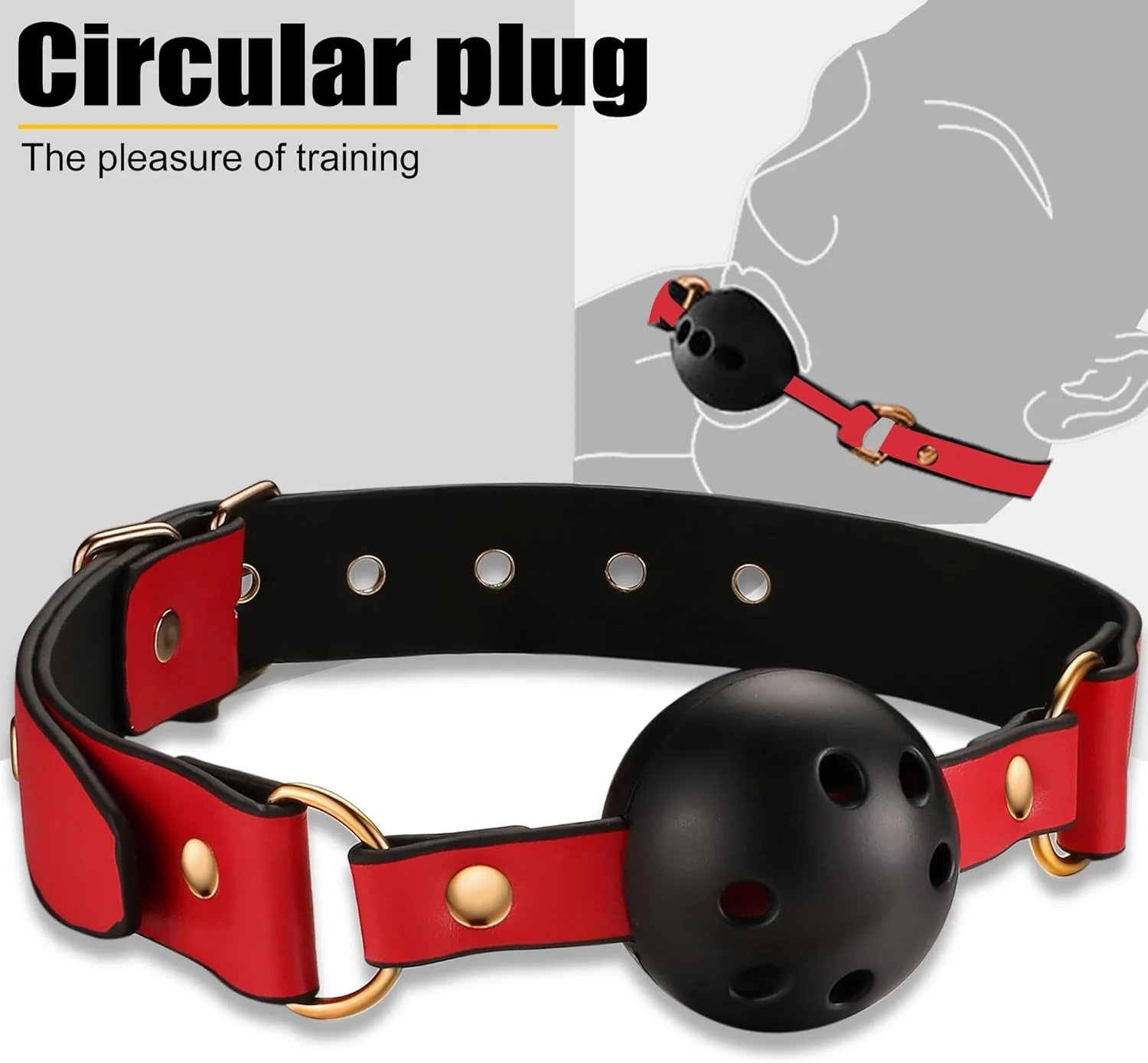 TotalSurrender 12-Pc BDSM Bondage Set – Cuffs, Collar & Blindfold - Image 4