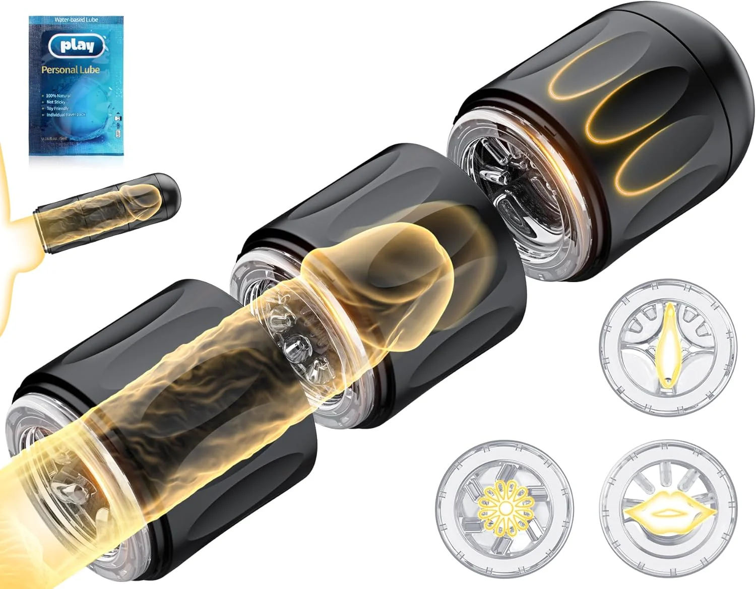 TriGrip Stroker – 3-in-1 Masturbator - Image 2