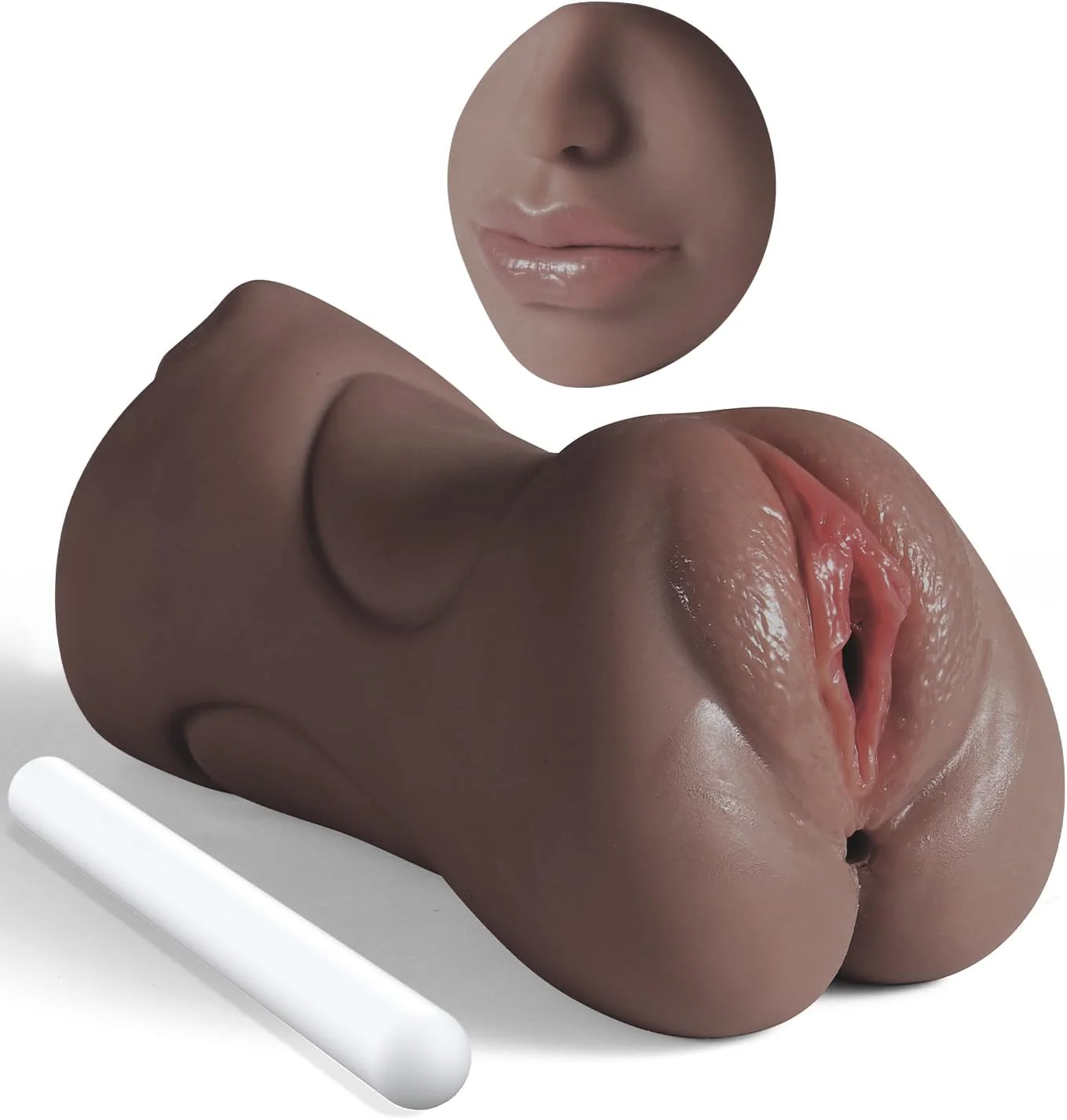TriMate 3-in-1 Oral & Vaginal Pocket Pussy Masturbator - Image 2