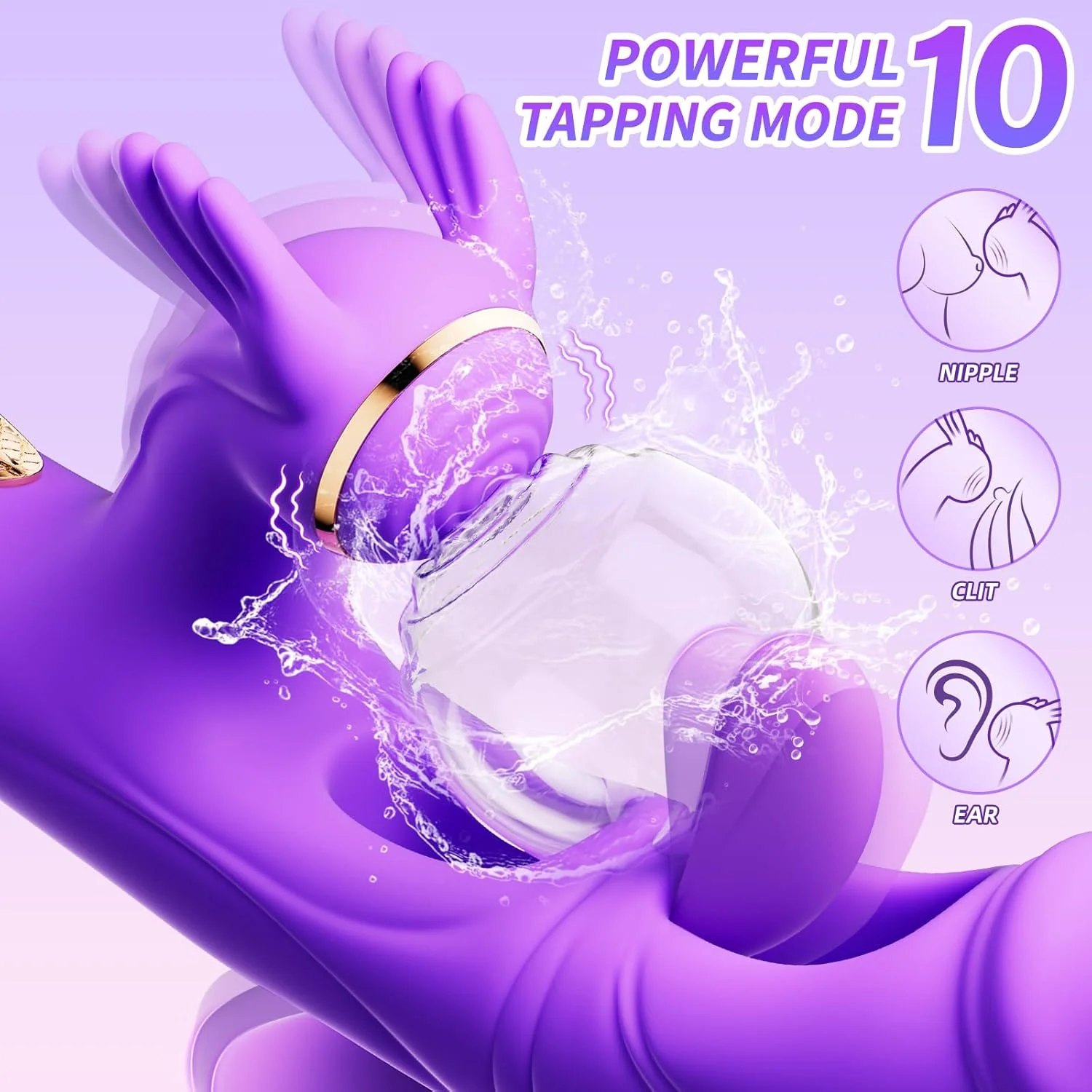 TriPleasure 4-in-1 Flapping G-Spot Vibrator - Image 3