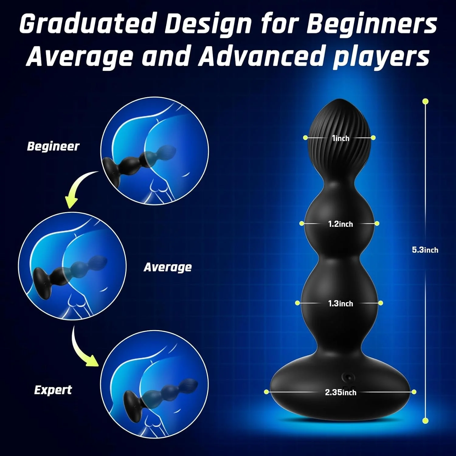 TripleBead App-Control Anal Beads – Rotating Prostate Massager - Image 4