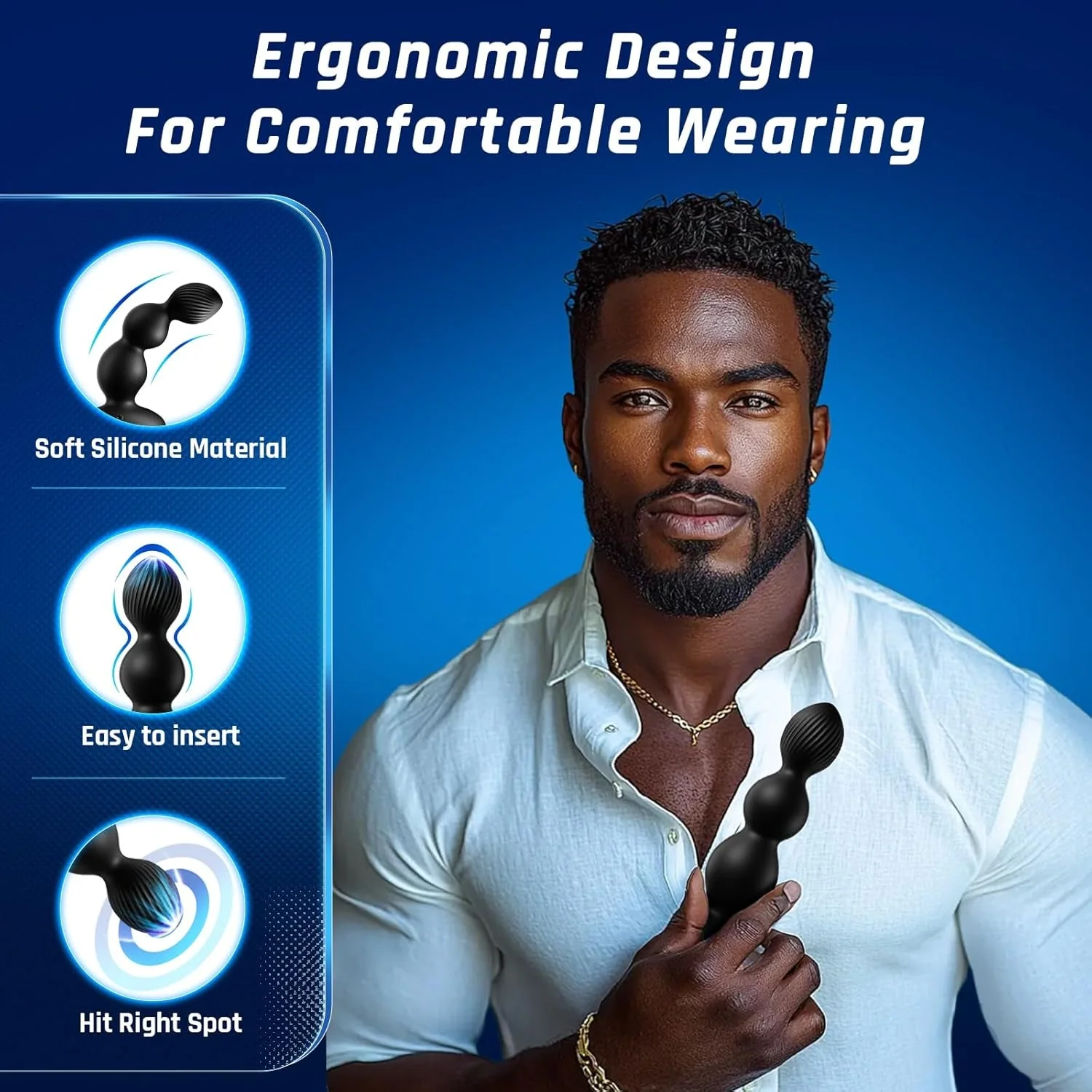 TripleBead App-Control Anal Beads – Rotating Prostate Massager - Image 5