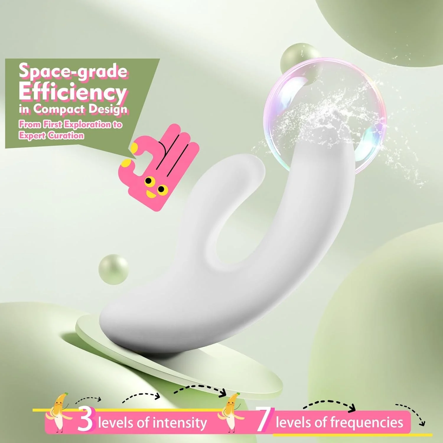 TripleCrown Triple Stimulation Rabbit Vibrator – Clitoral & G-Spot - Image 3