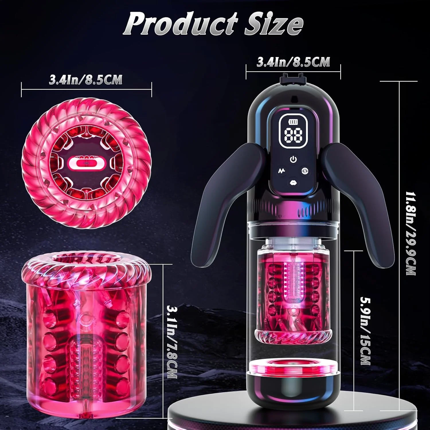 TripleTorque Auto Stroker 7 Thrust + 7 Suction Modes - Image 8