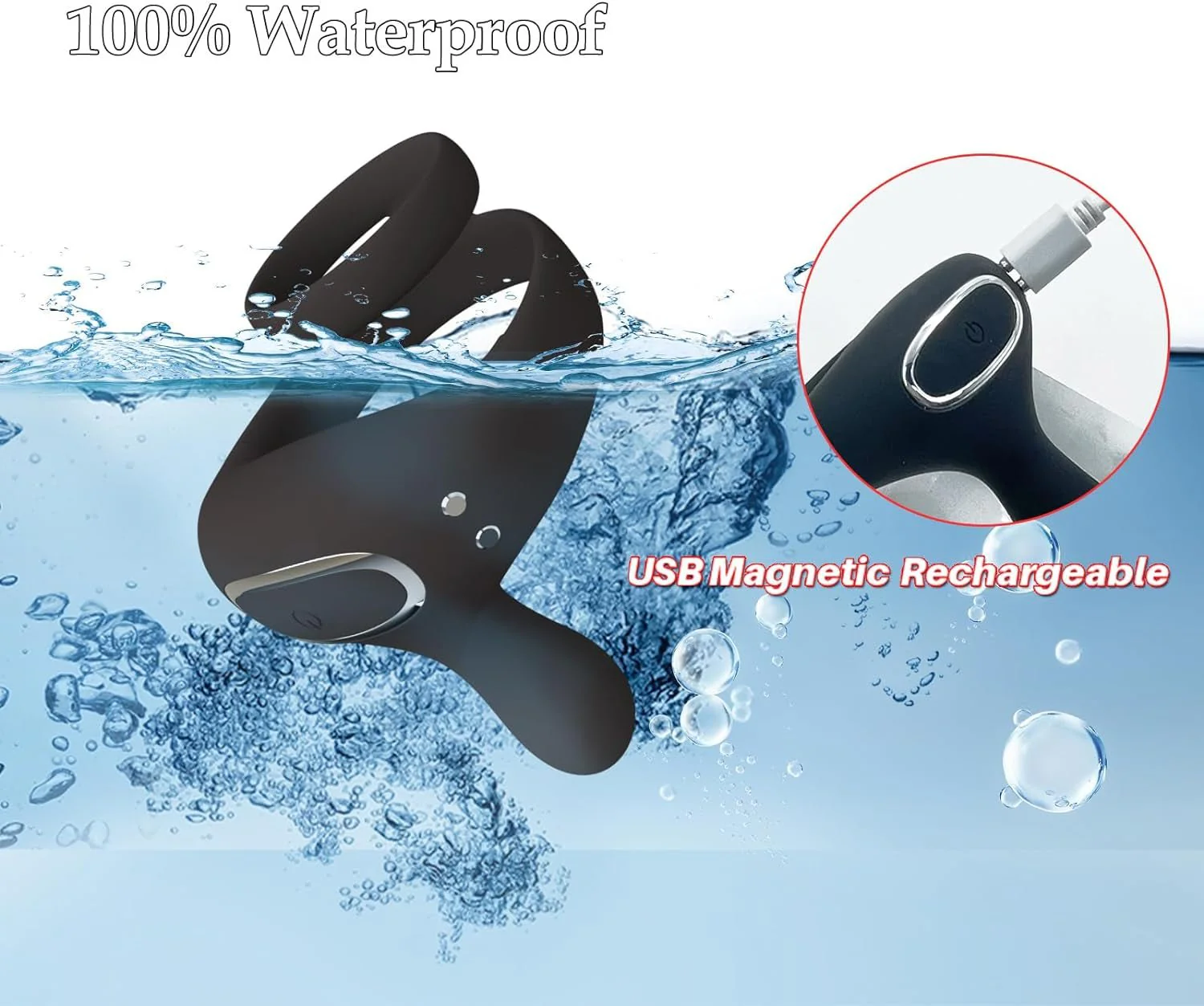 TriPulse Remote Control Penis Ring - Image 10
