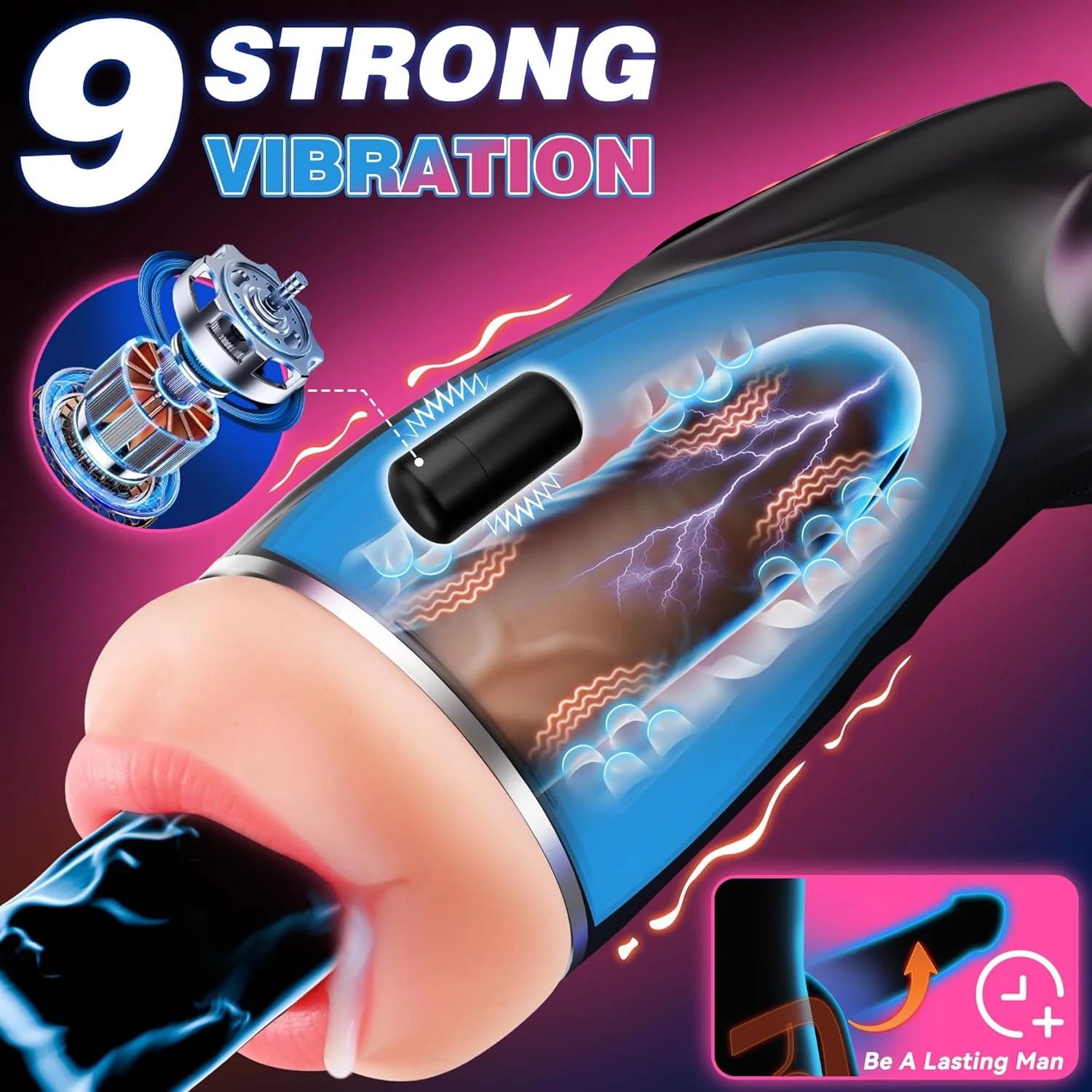 TriPulse Smart Pleasure Pocket Pussy Masturbator - Image 5