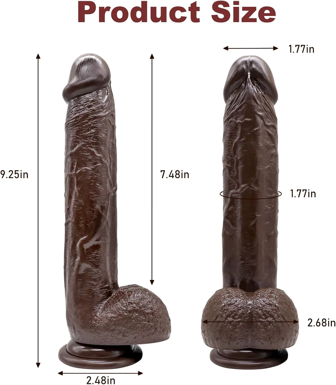 TrueThrust Real Feel Ebony Dildo - Image 6