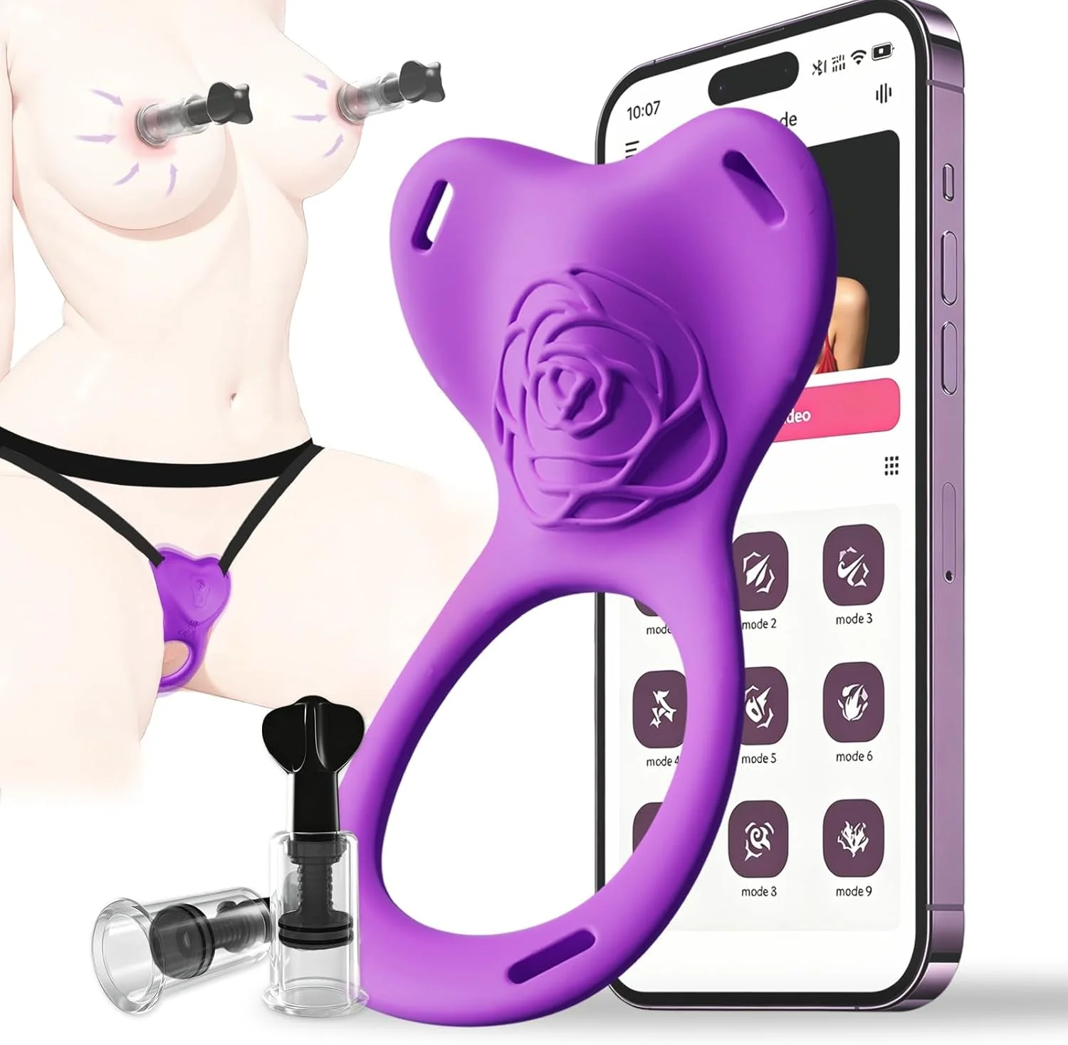 TwinBliss Remote Wearable Panty Vibrator for Couples - Image 2