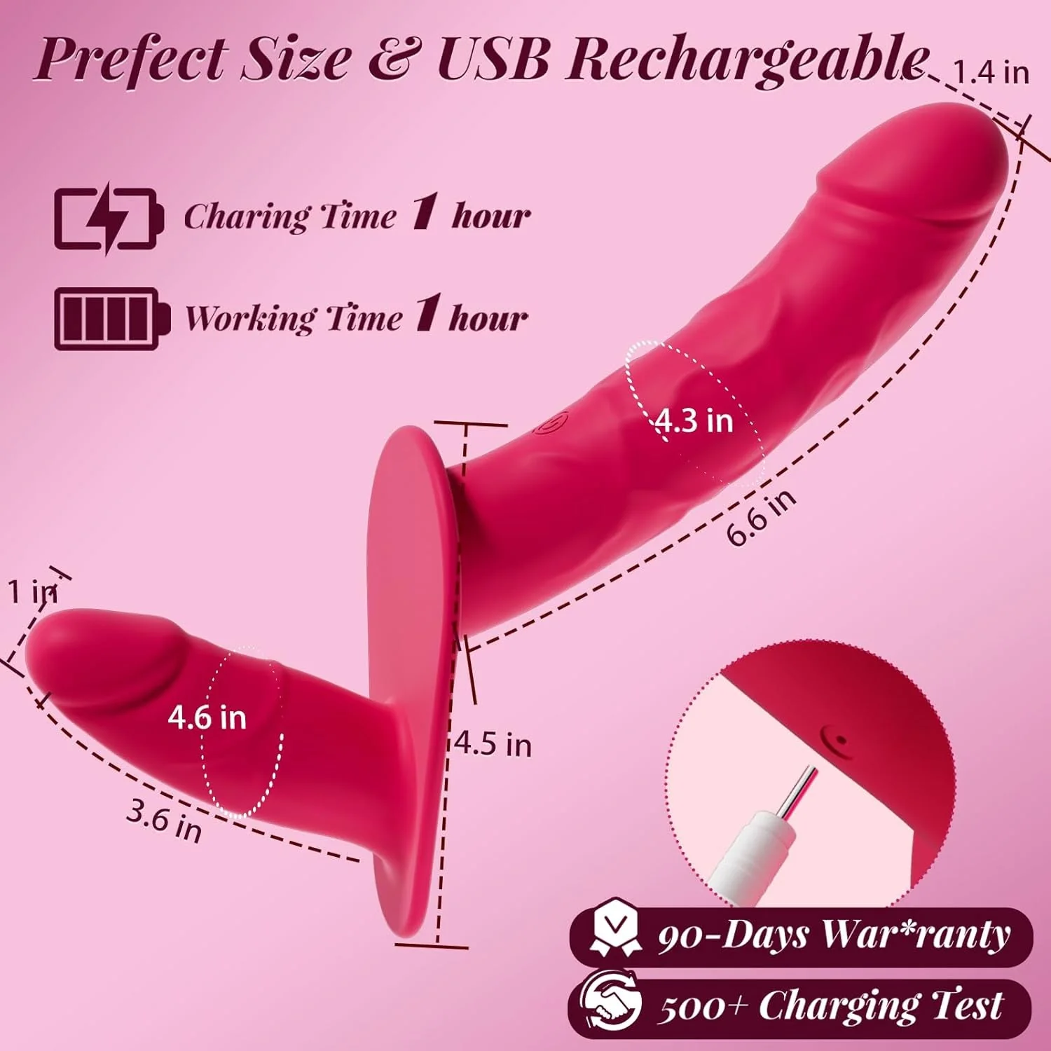 TwinPlay App-Control Vibrating Double Strap-On Dildo - Image 6