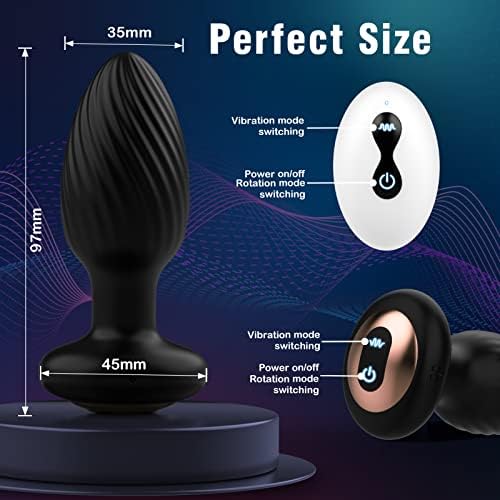 TwirlPro Rotating Prostate Massager Anal Plug - Image 7