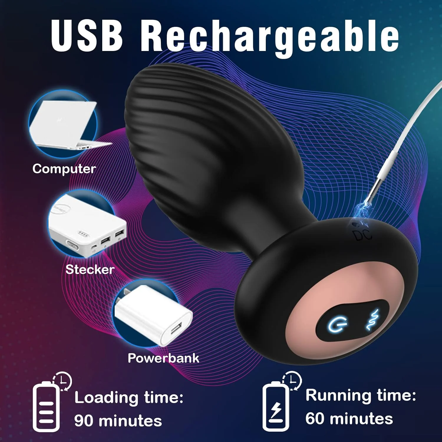 TwirlPro Rotating Prostate Massager Anal Plug - Image 8