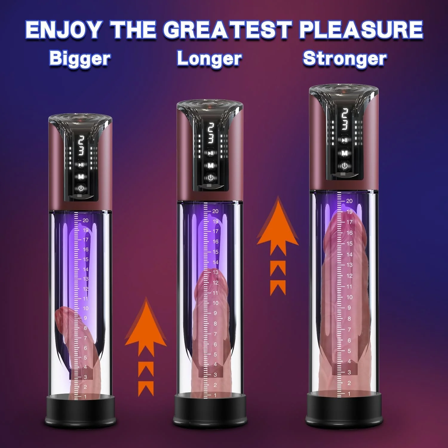 VacuGrow 4-Mode Penis Pump Enlarger Kit - Image 4