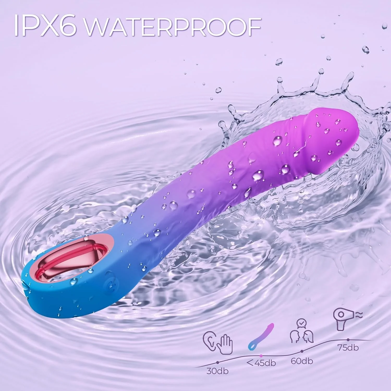 VeinCurve 7.8-Inch Realistic G-Spot Dildo Vibrator - Image 3